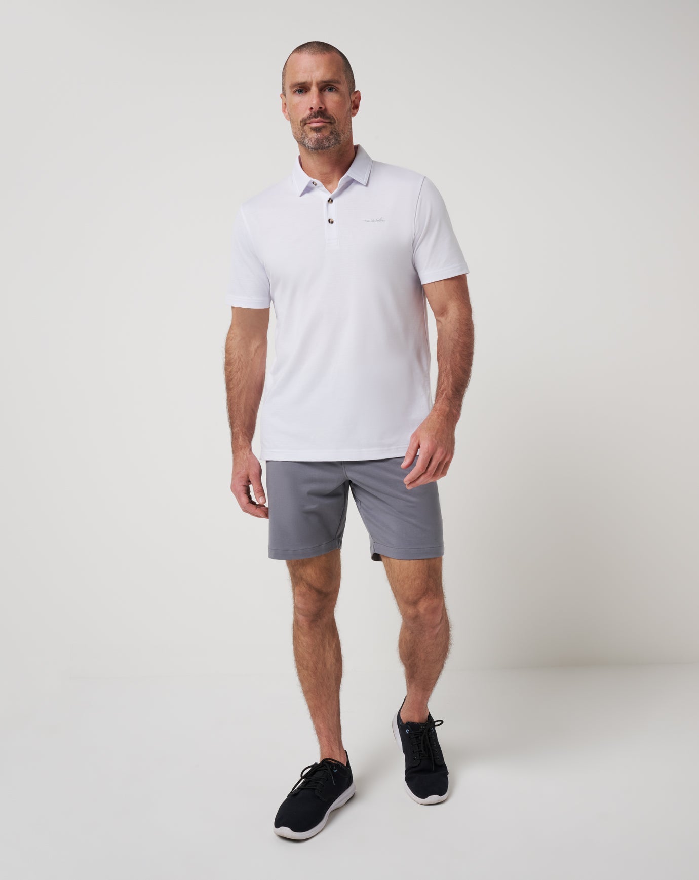 TravisMathew Stretchknit Short 8In - Quiet Shade