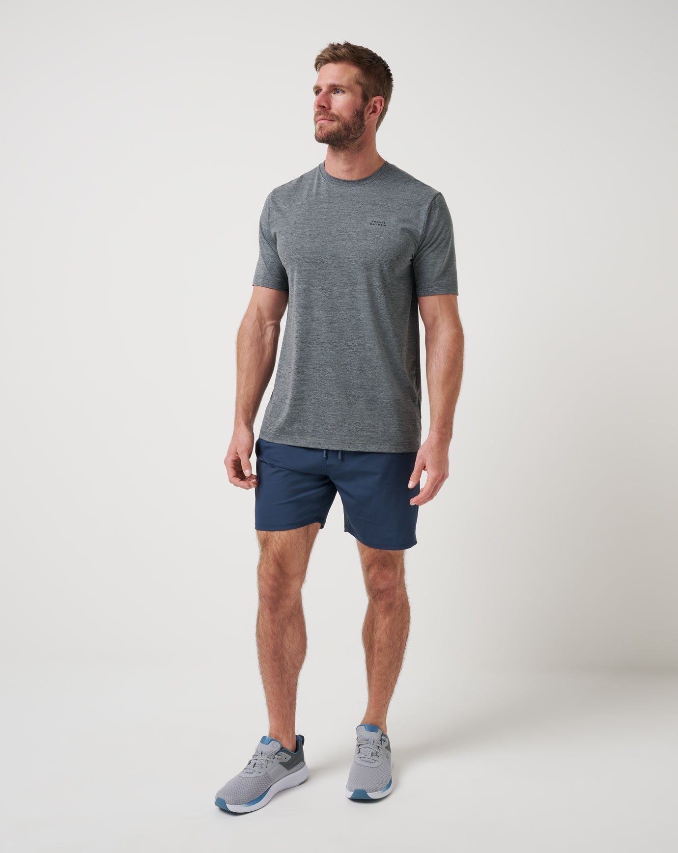 TravisMathew Wanderlust E-Waist Short 7.5In - Mood Indigo