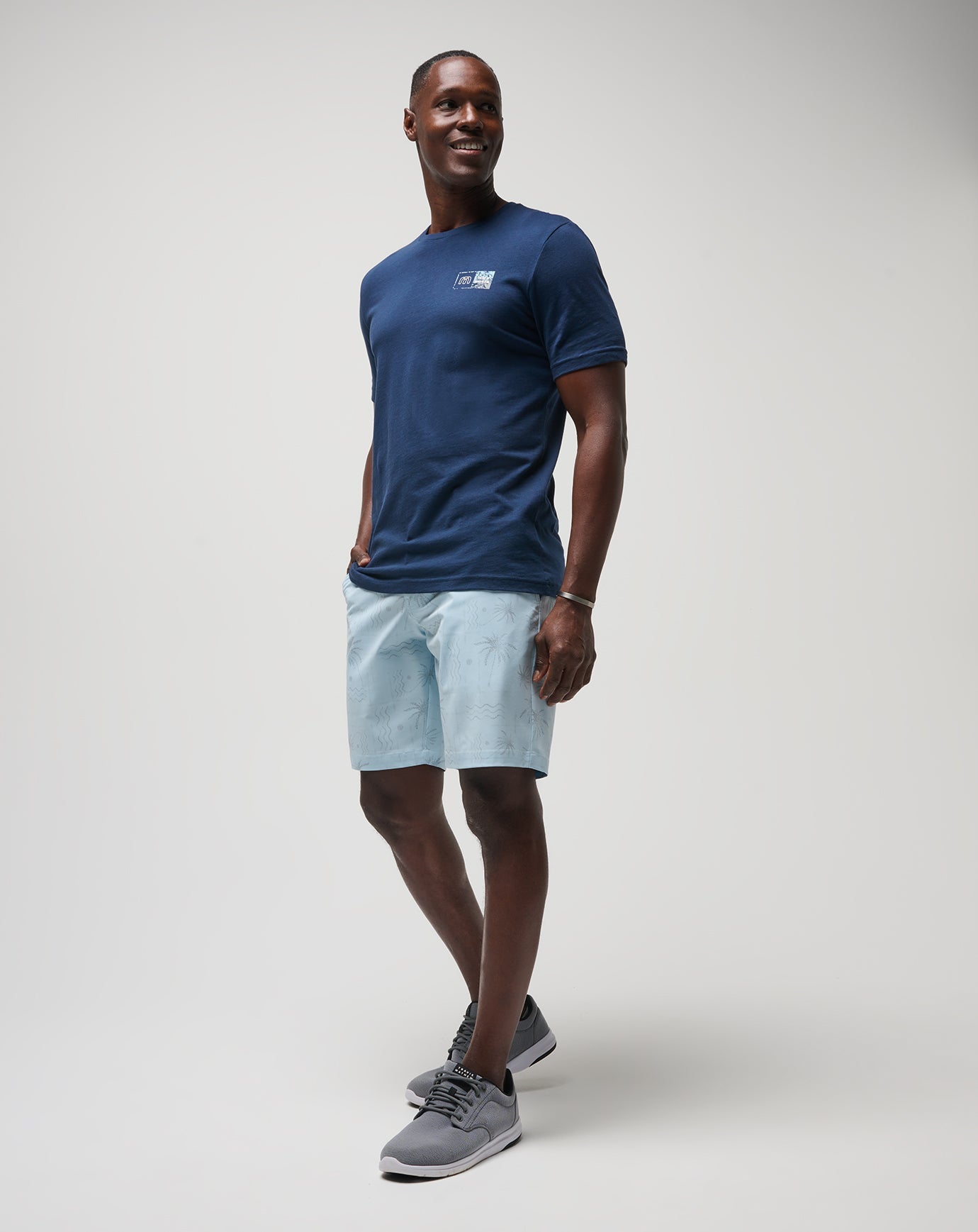 TravisMathew River Surfing Short 9In - Dream Blue