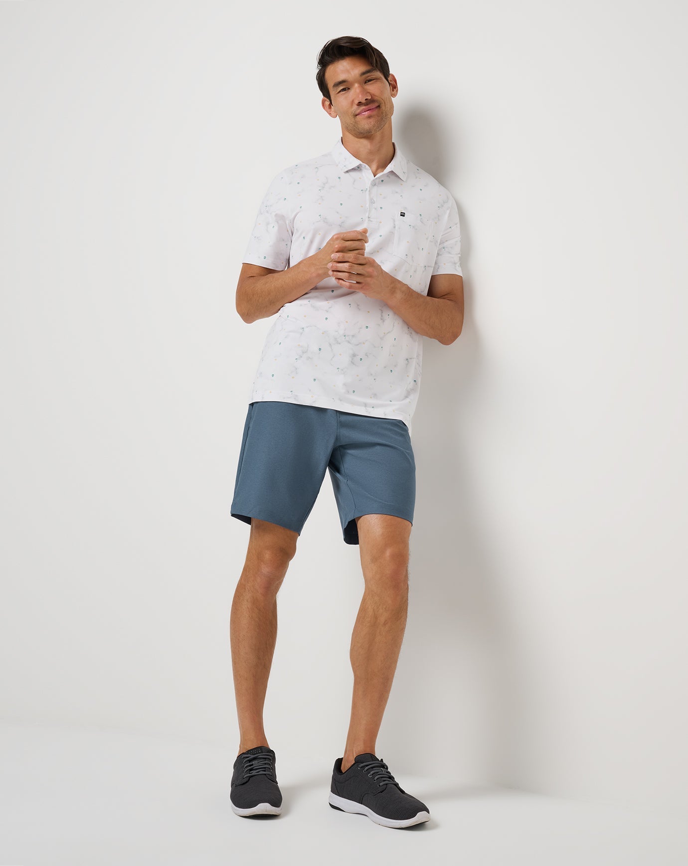 TravisMathew Call An Audible Short 9In - Navy
