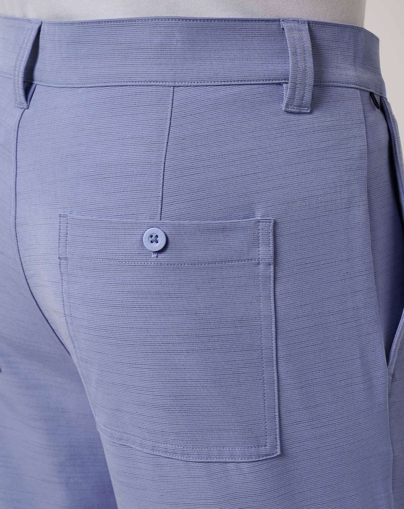 TravisMathew Travel Year Short 9In - Heather Violet Storm