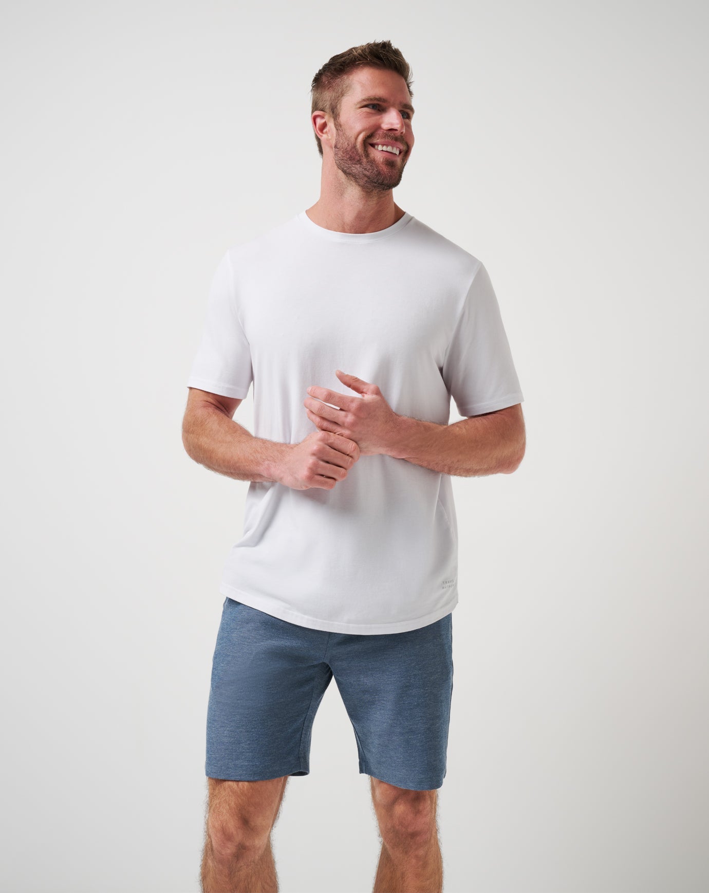 TravisMathew Adirondack Short 9In - Heather Navy