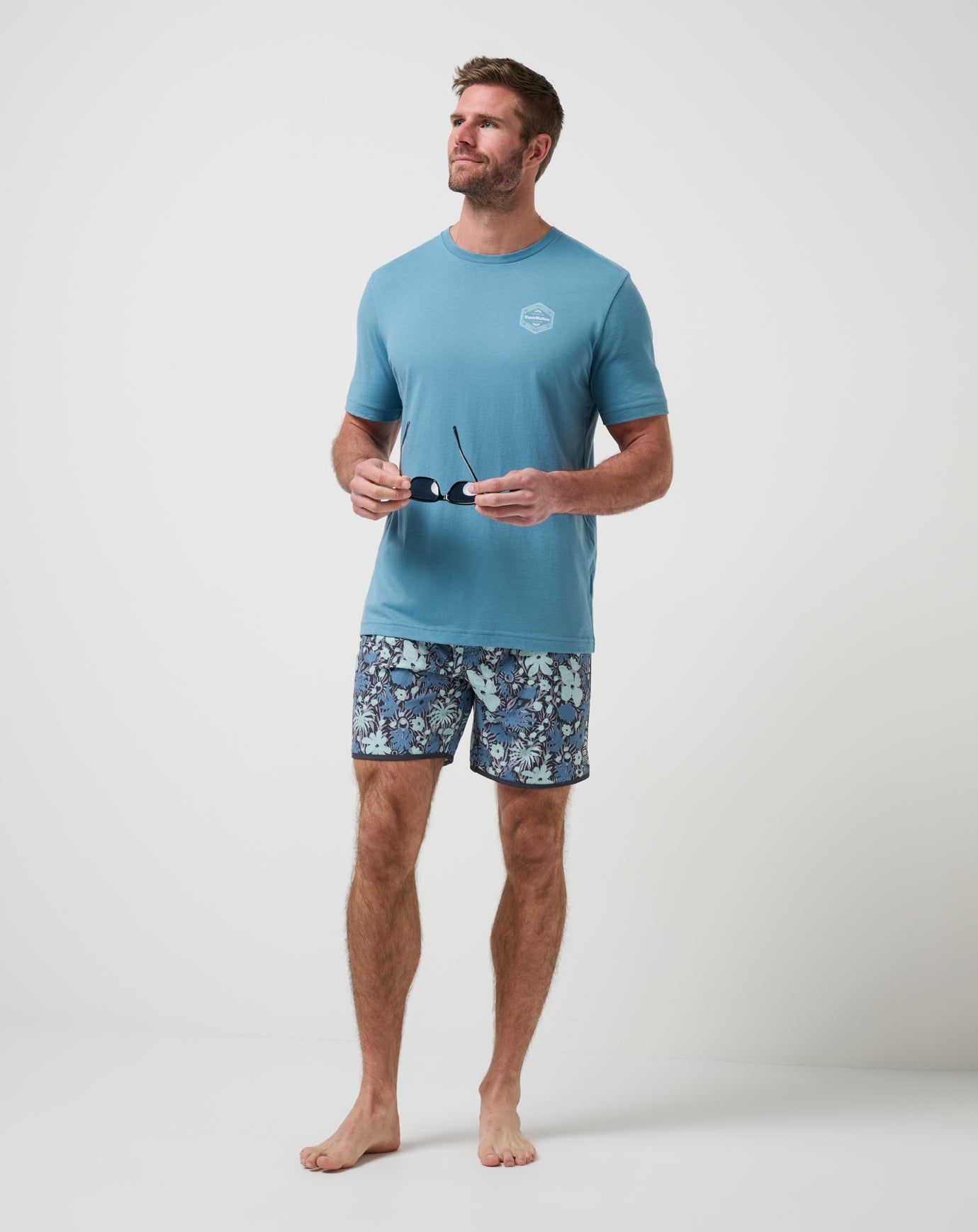 TravisMathew Canoe Cruise Boardshort - Heather Grey
