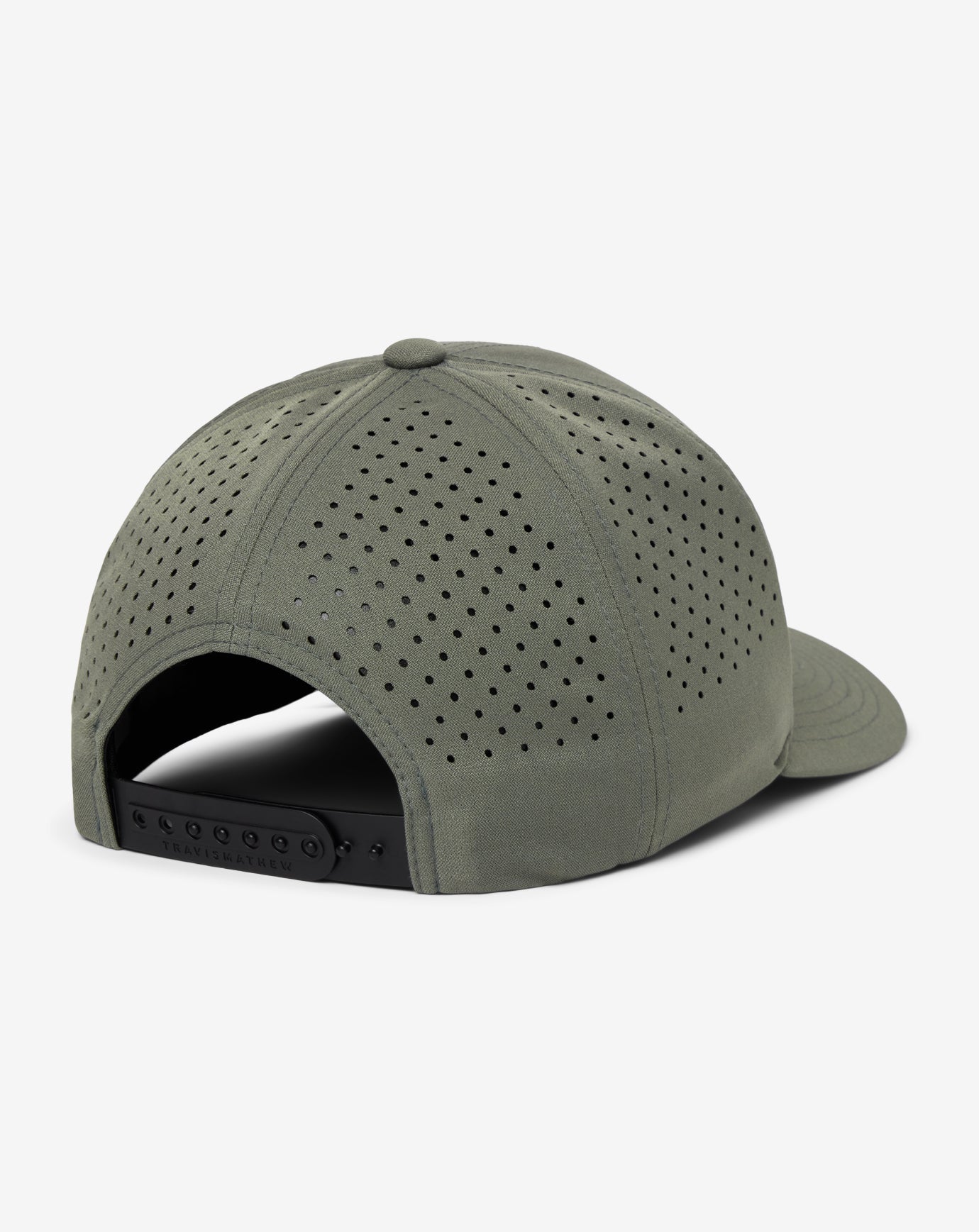 TravisMathew Bahamas Tech Snapback Hat - Dark Olive