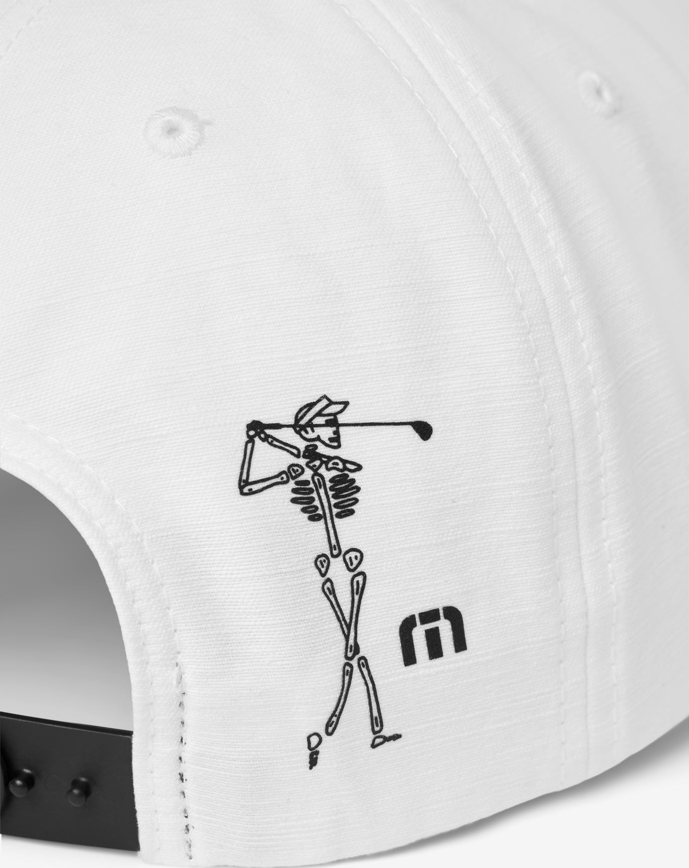 TravisMathew Golf Sucks Snapback Hat - White