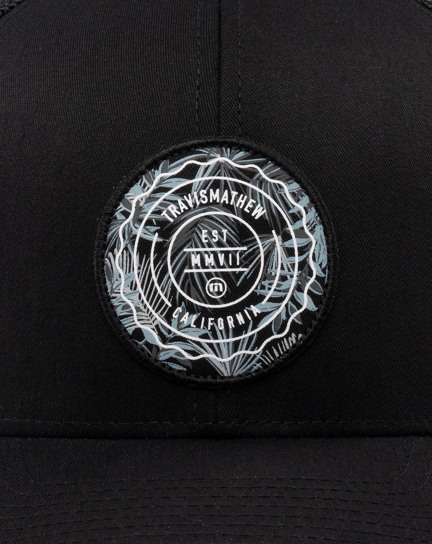 TravisMathew The Patch Floral Snapback Hat - Black
