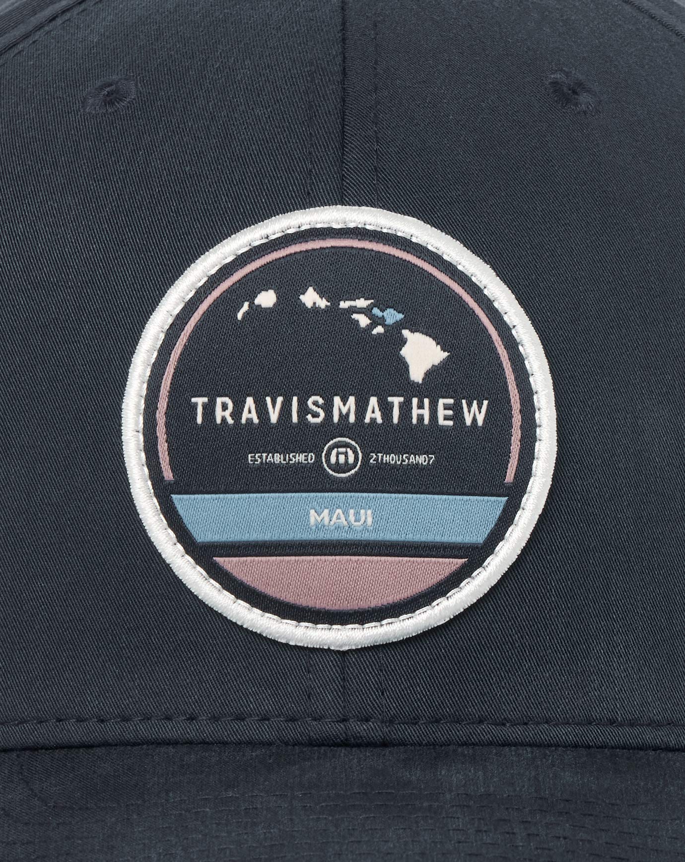TravisMathew The Forbidden Isle 3.0 Maui Snapback Hat - Total Eclipse