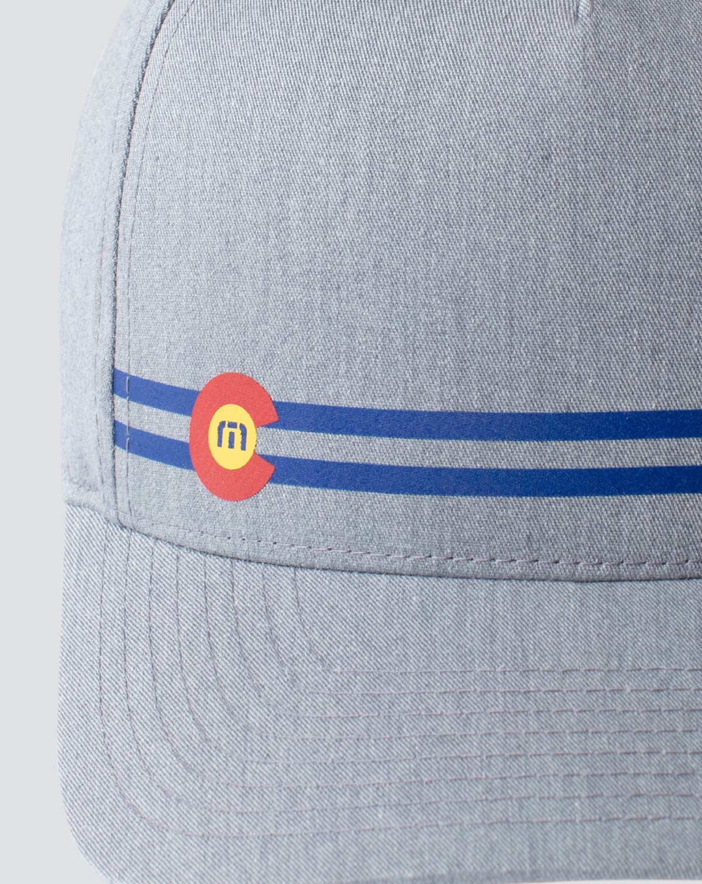 TravisMathew Side Cut Snapback Hat - Heather Grey