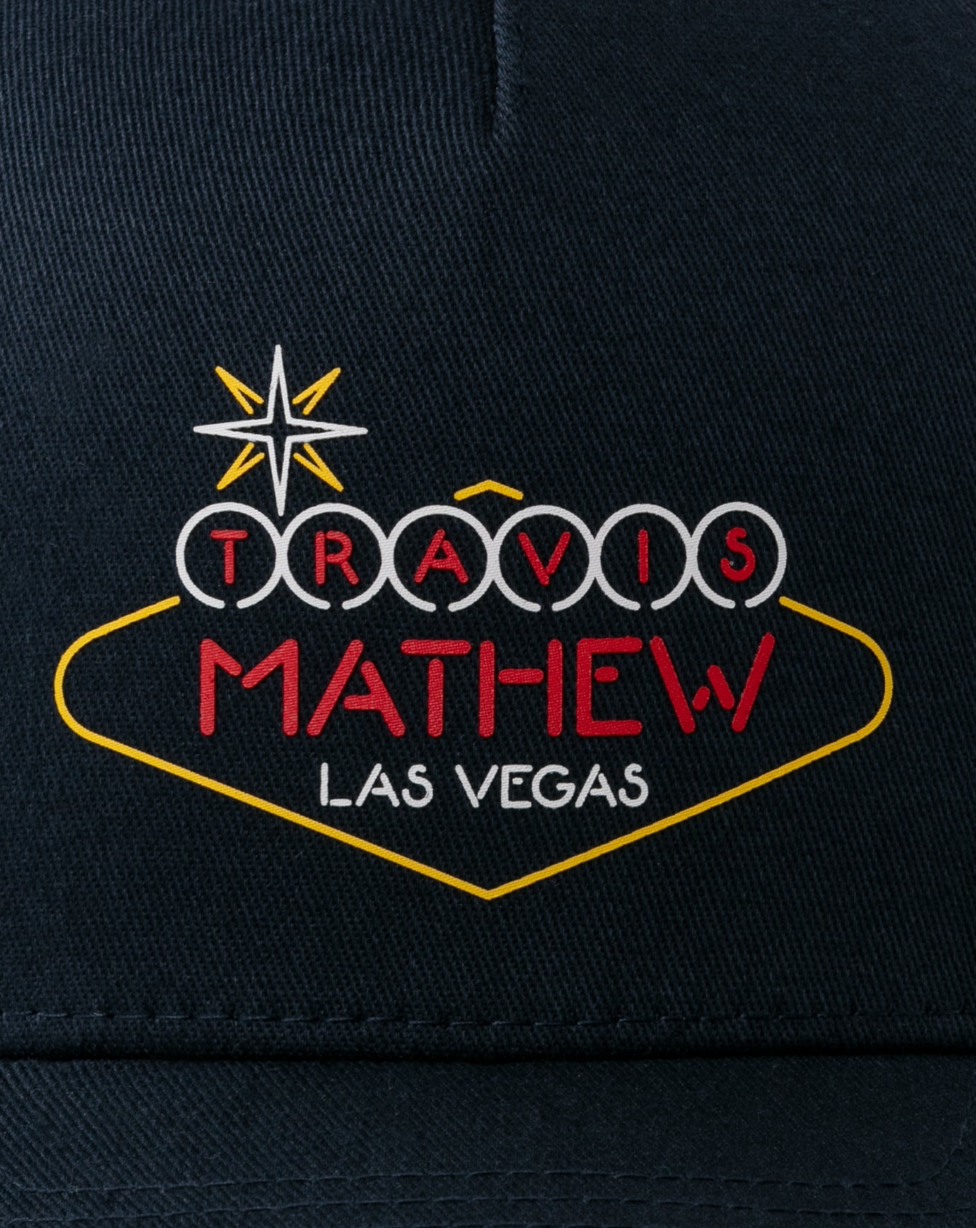 TravisMathew Neon Magic Snapback Hat - Dark Blue