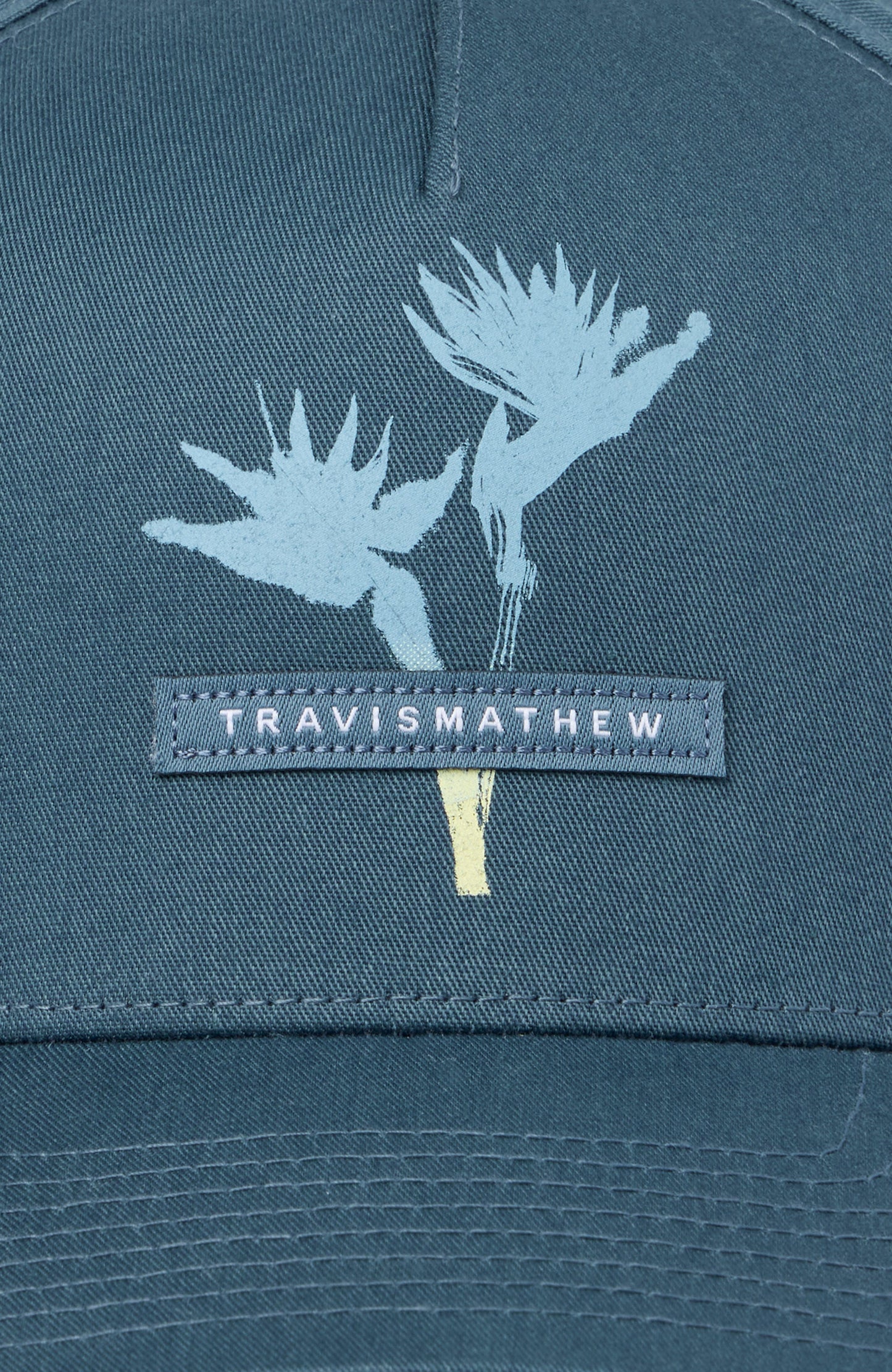 TravisMathew Change Of Topic Snapback Hat - Dark Teal