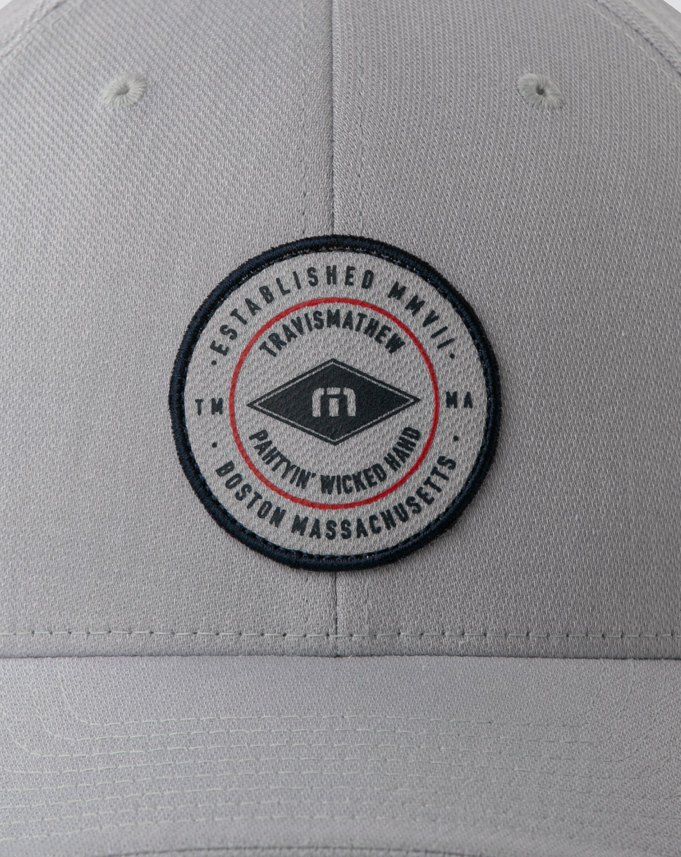 TravisMathew Back Bay Snapback Hat - Heather Quiet Shade