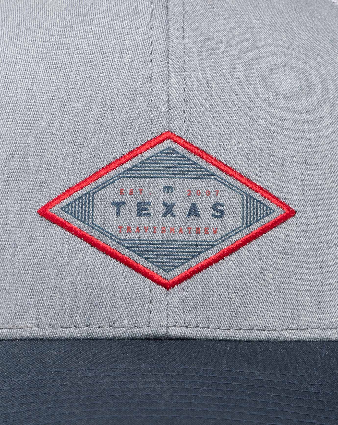 TravisMathew Bellville Tx Snapback Hat - Heather Grey