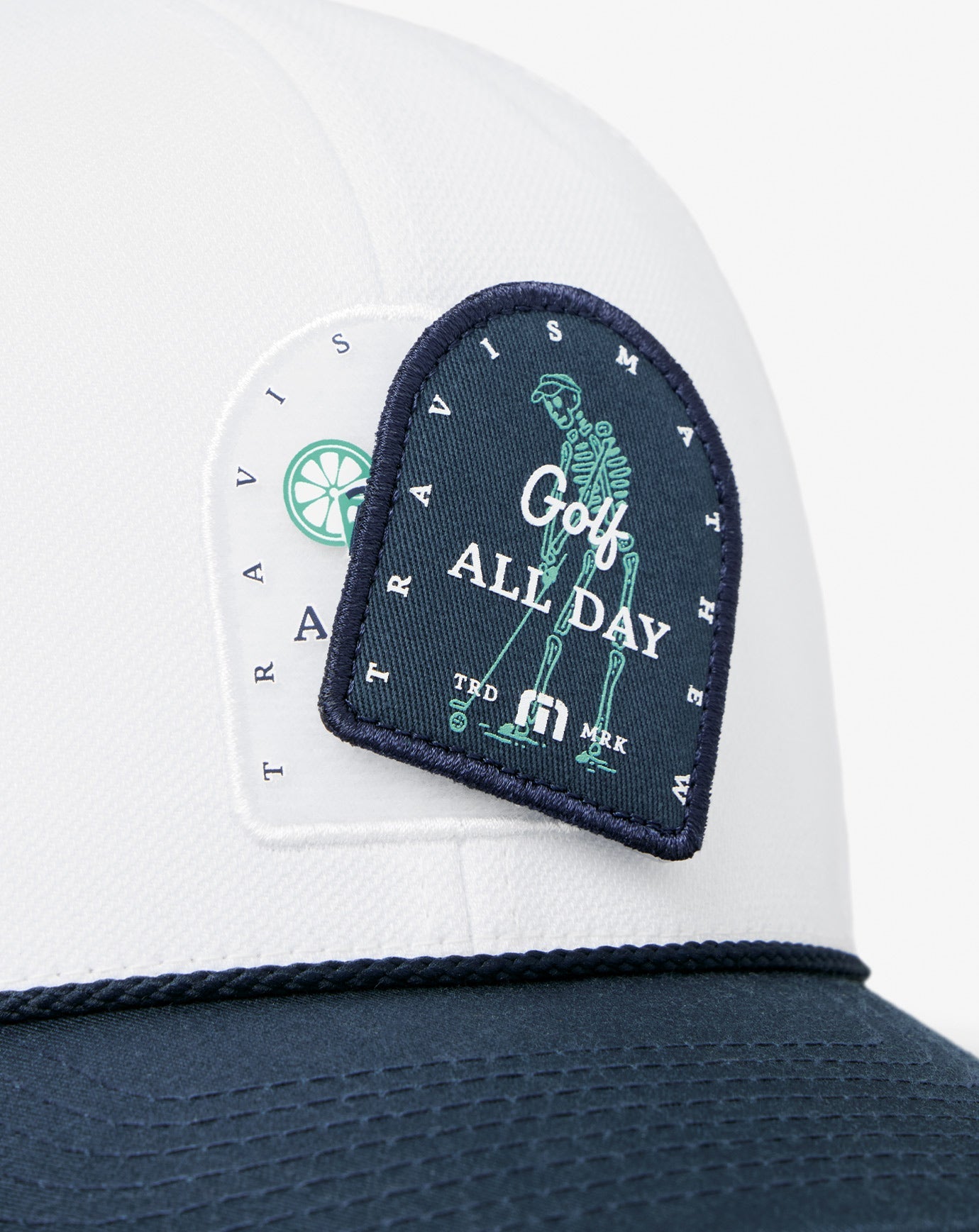 TravisMathew Beer Break Snapback Hat - White