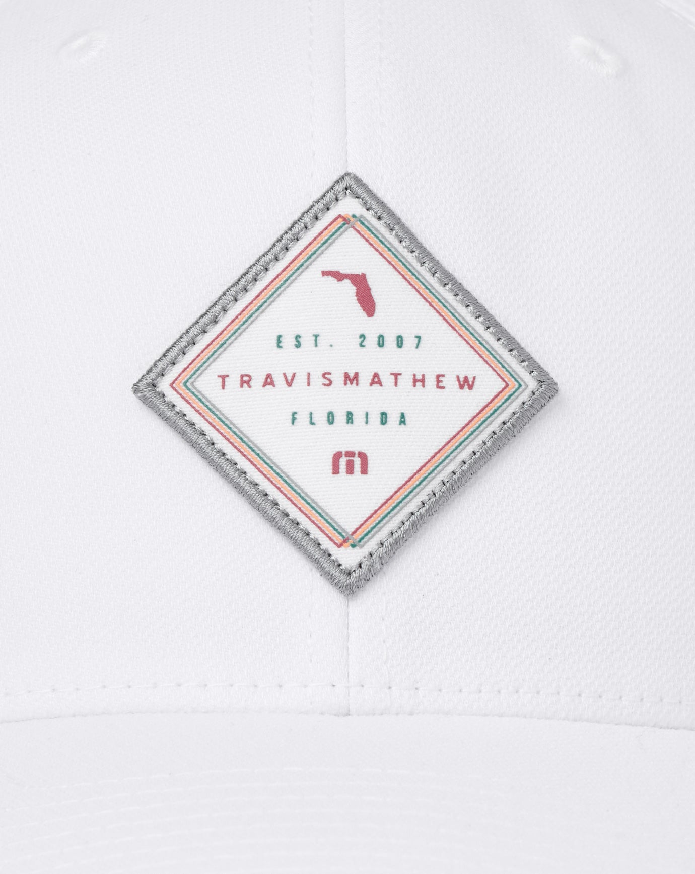 TravisMathew Loan Shark Snapback Hat - White