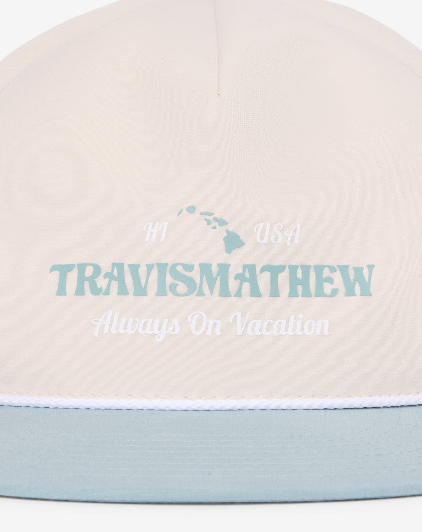 TravisMathew Helm Hopper Snapback Hat - Moonbeam