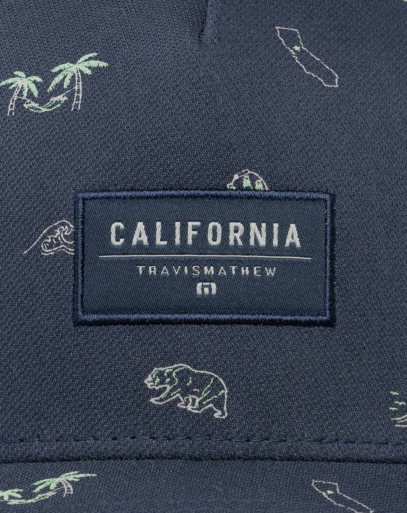 TravisMathew Sausalito Snapback Hat - Blue Nights