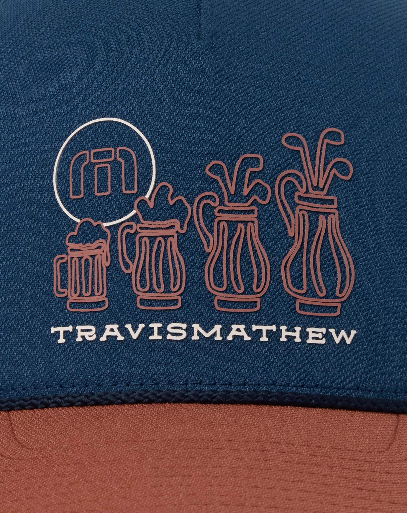 TravisMathew Beerly Beloved Snapback Hat - Titan