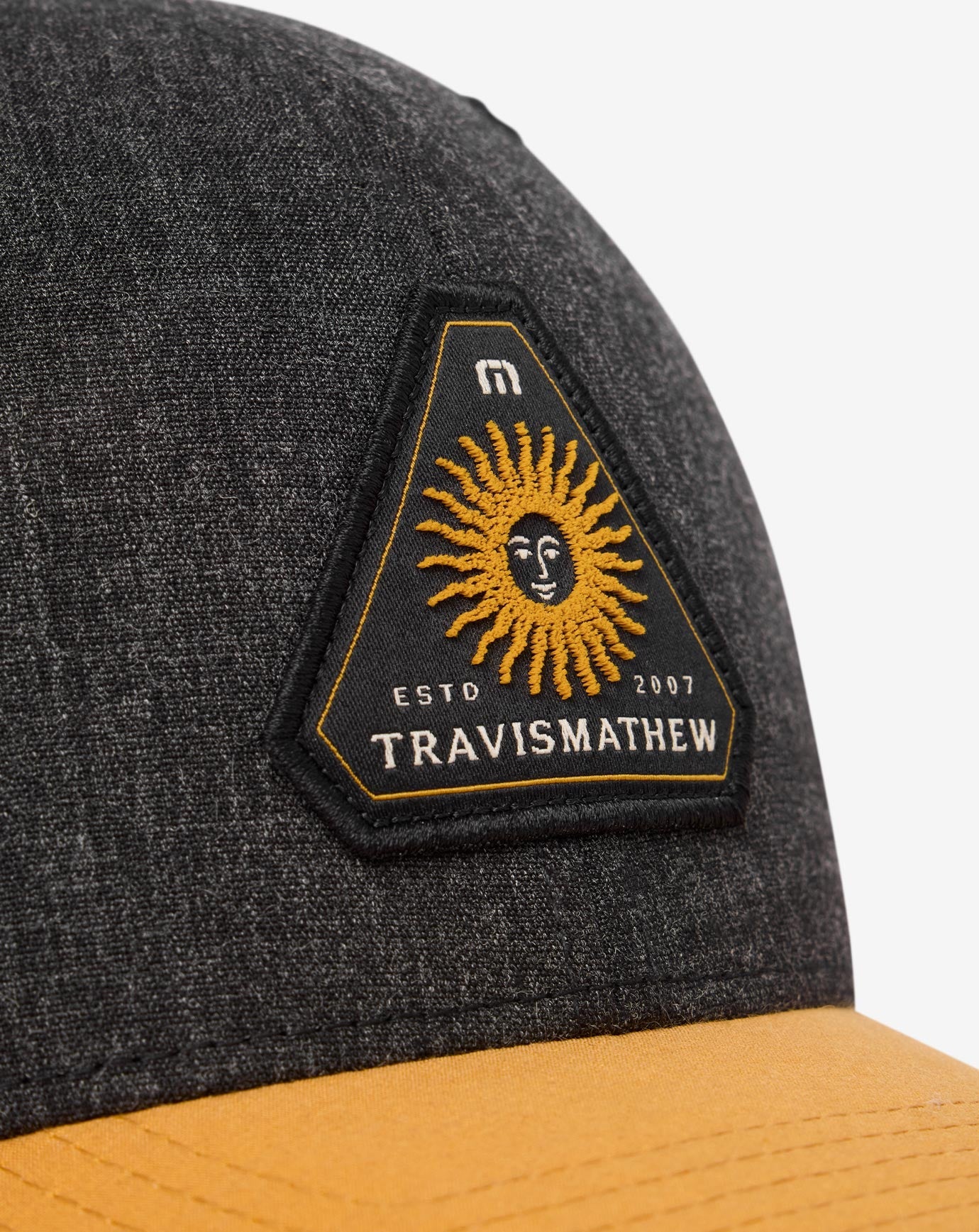 TravisMathew Bumpy Flight Snapback Hat - Heather Black