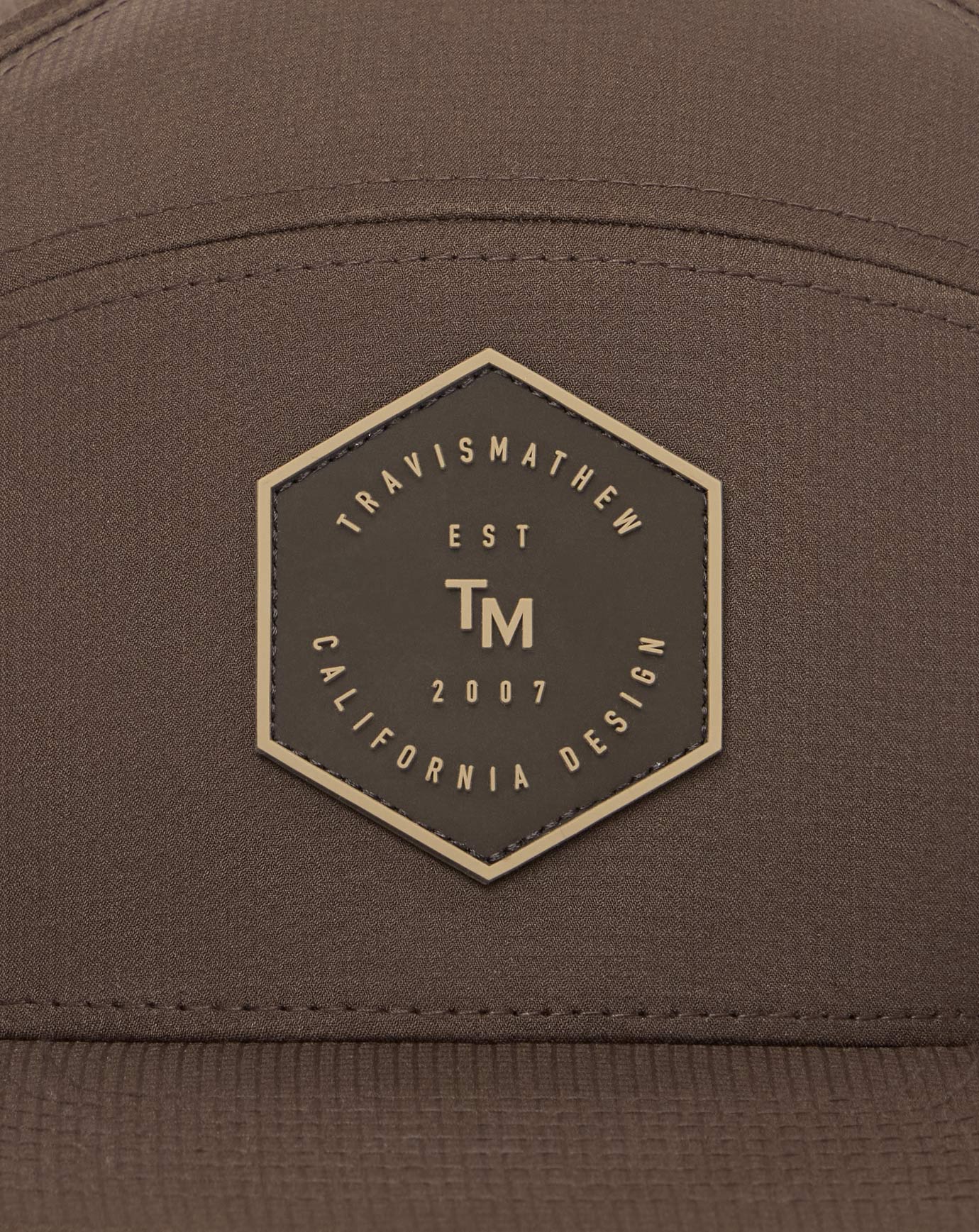 TravisMathew Forward Swing Snapback Hat - Chocolate Brown