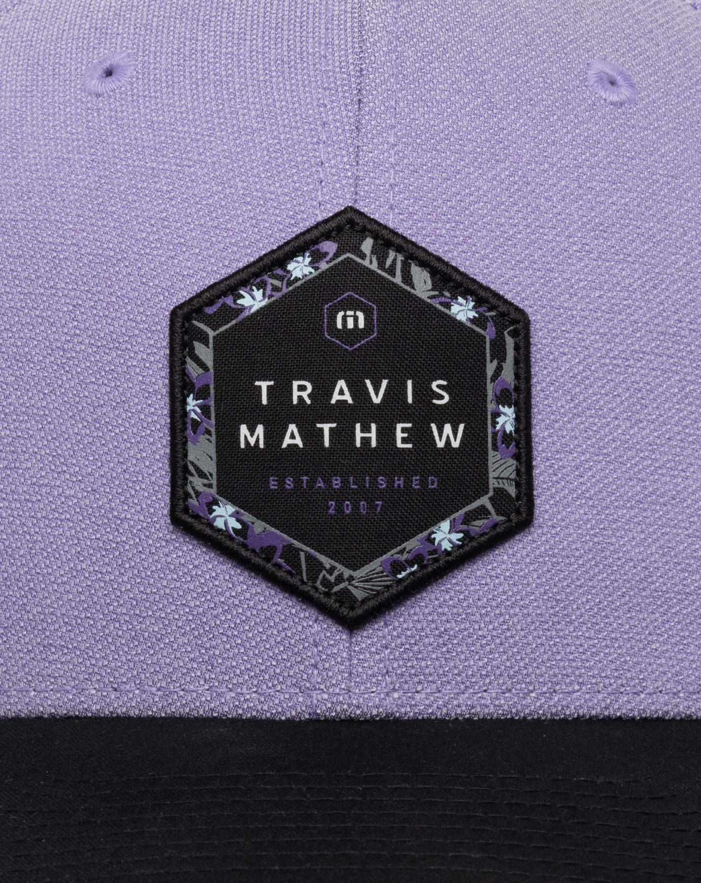TravisMathew Tall Bamboo Fitted Hat - Heather Imperial