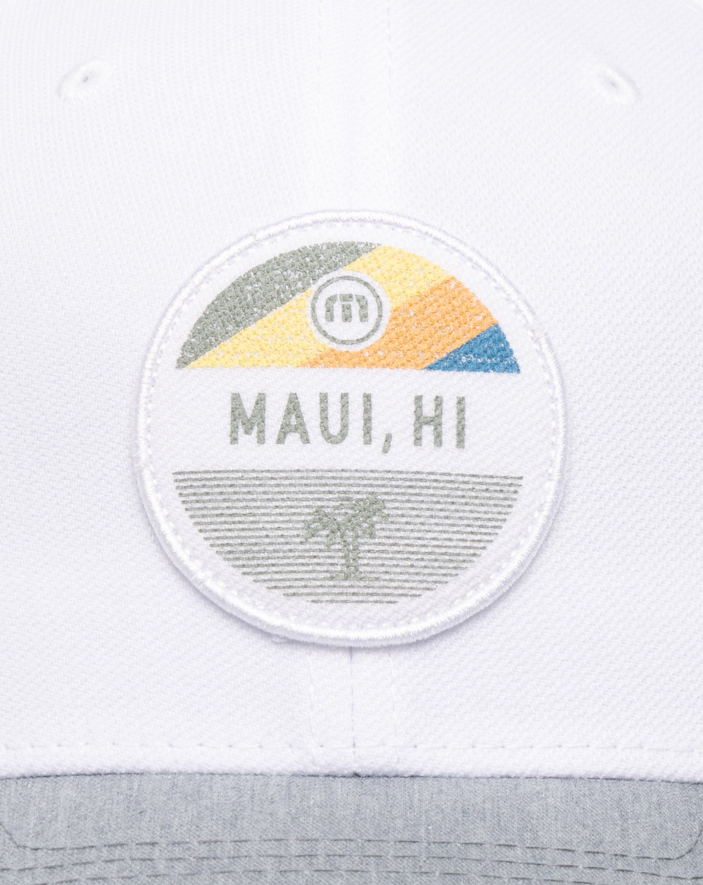 TravisMathew Test The Waters Fitted Hat - White