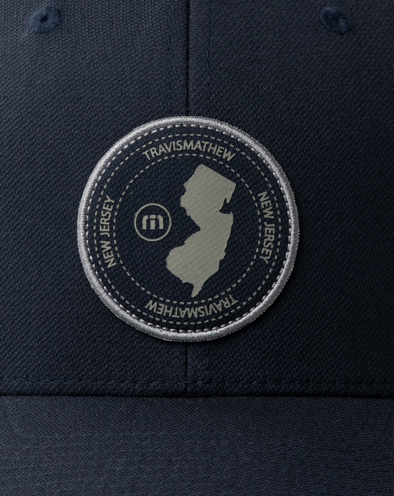 TravisMathew East Coast Time Fitted Hat - Blue Nights