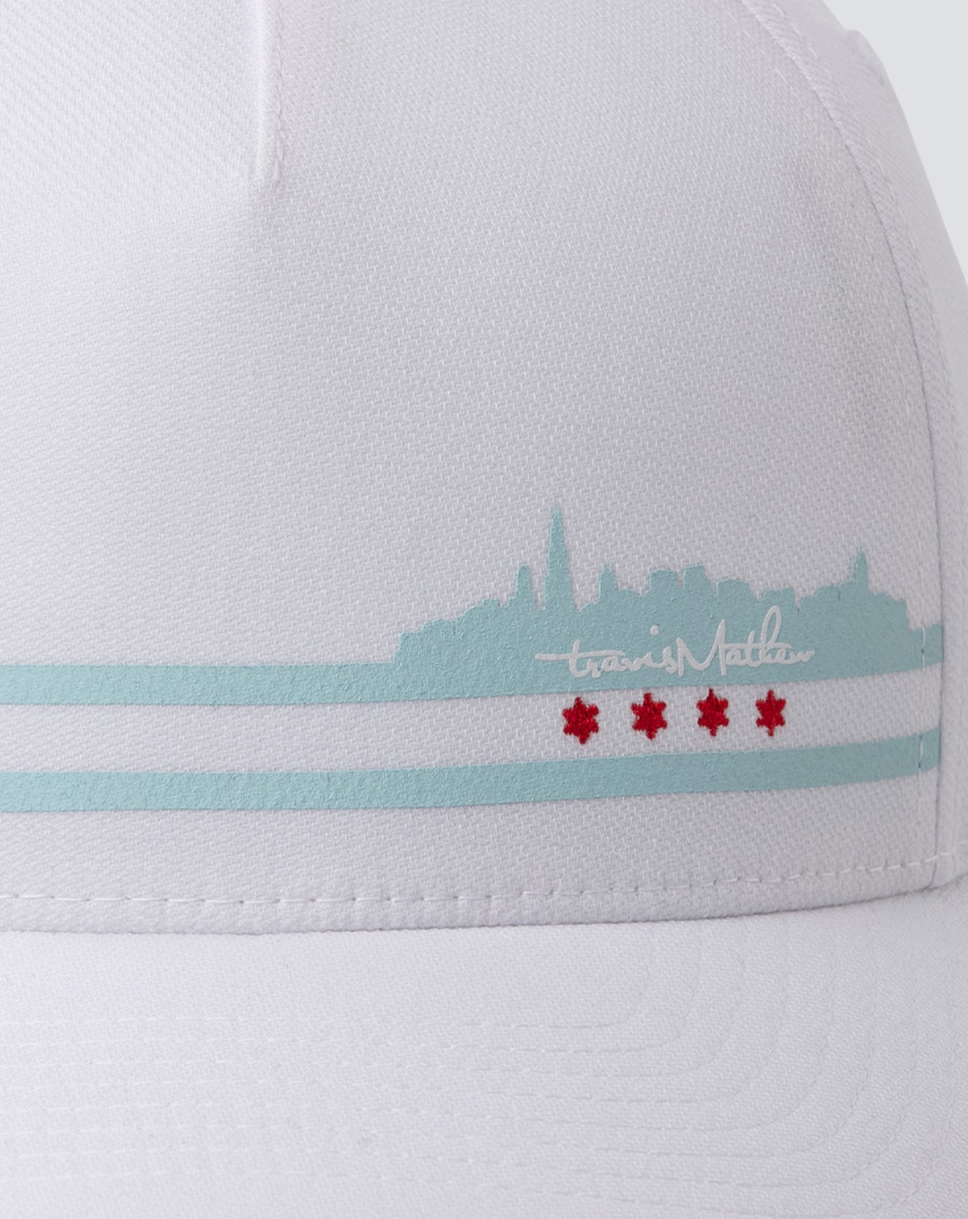 TravisMathew Fosse Fitted Hat - White