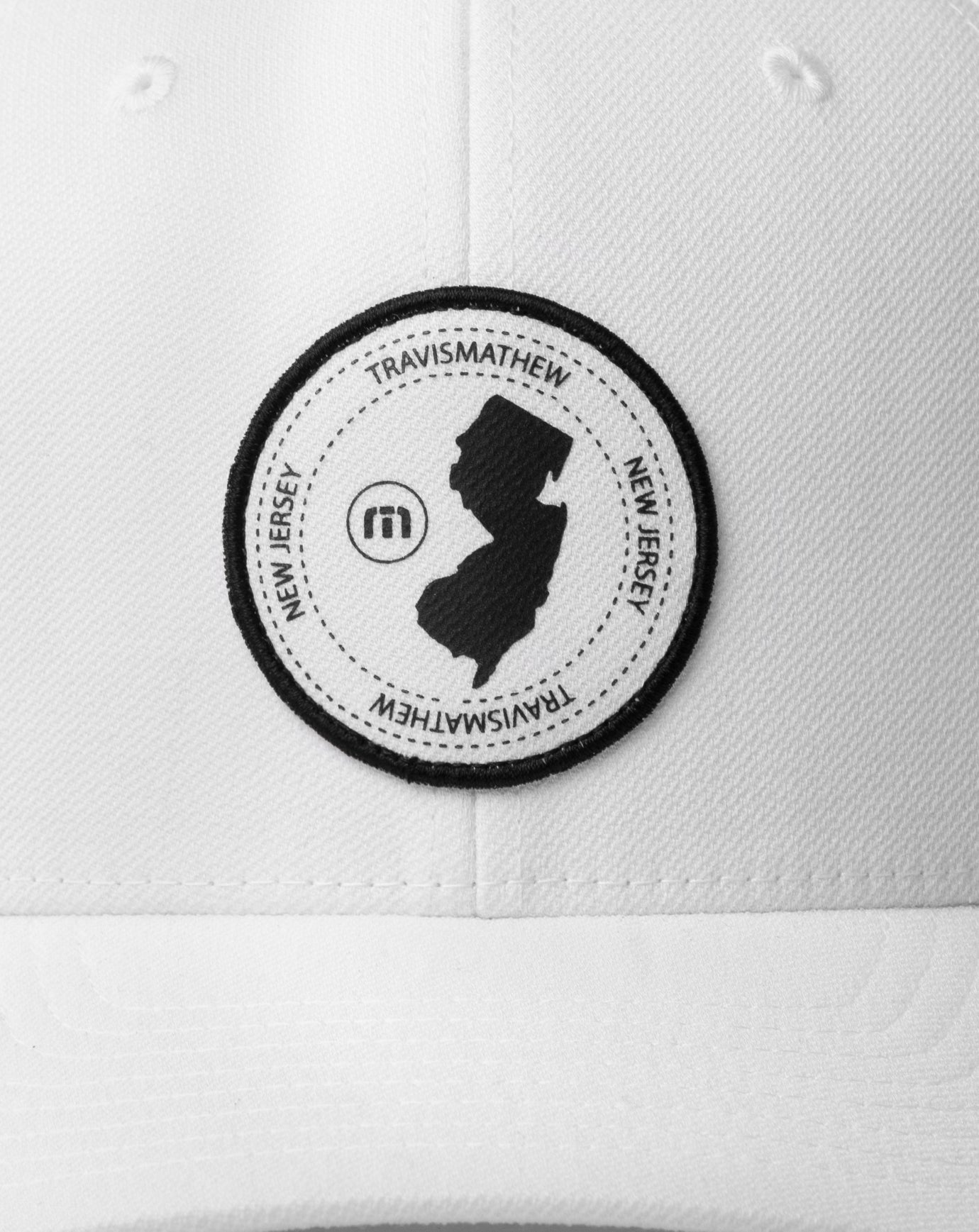 TravisMathew East Coast Time Fitted Hat - White