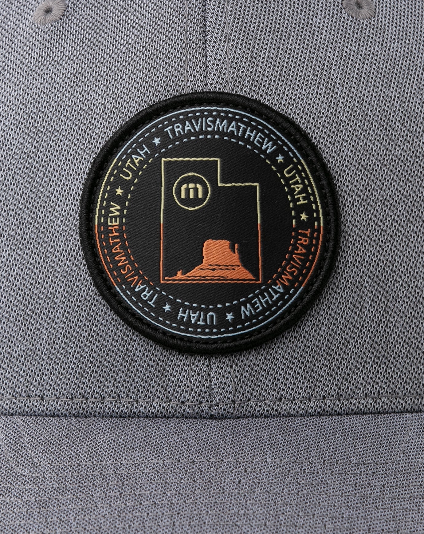 TravisMathew Four Corners Fitted Hat - Heather Quiet Shade