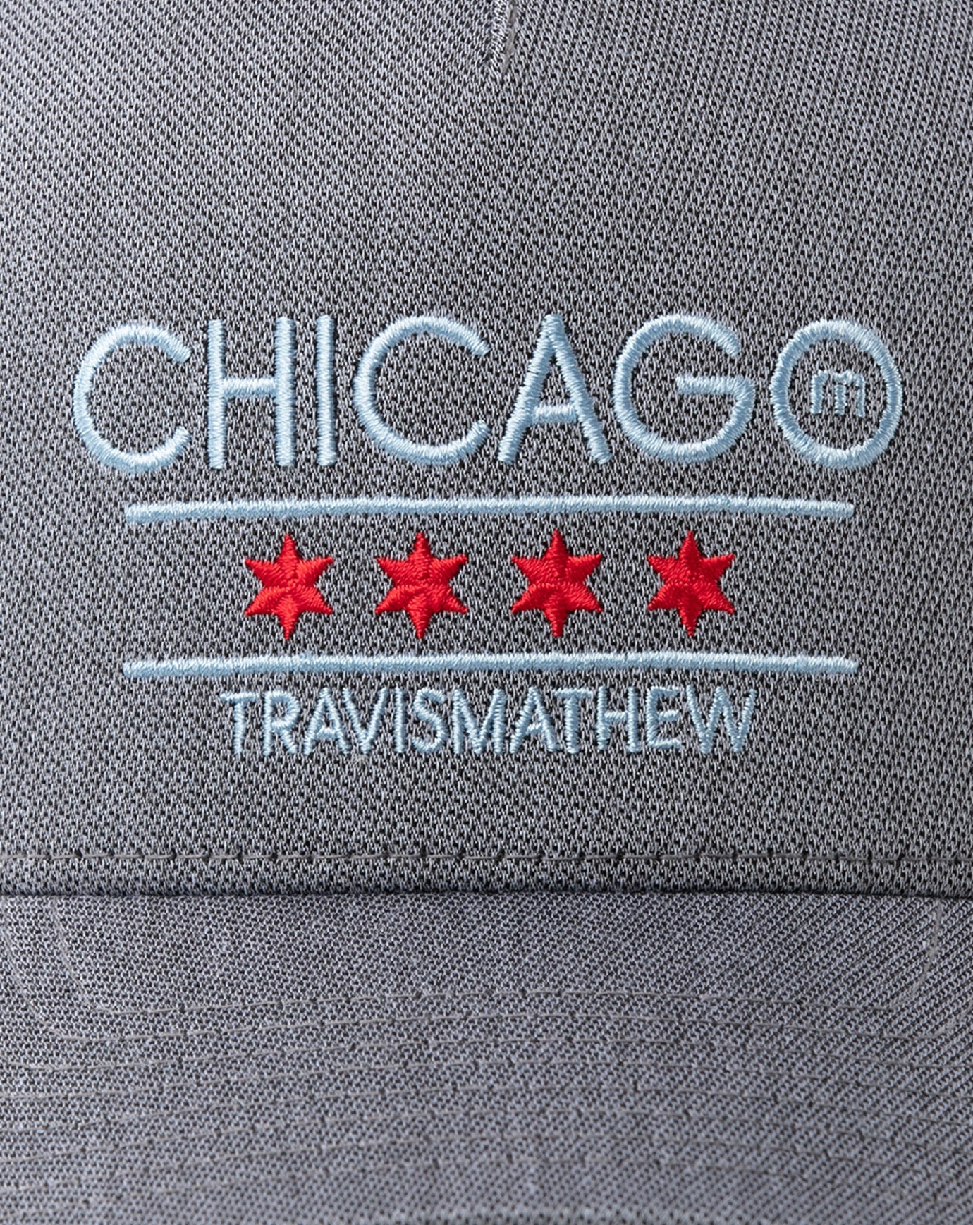 TravisMathew South Side Fitted Hat - Heather Quiet Shade