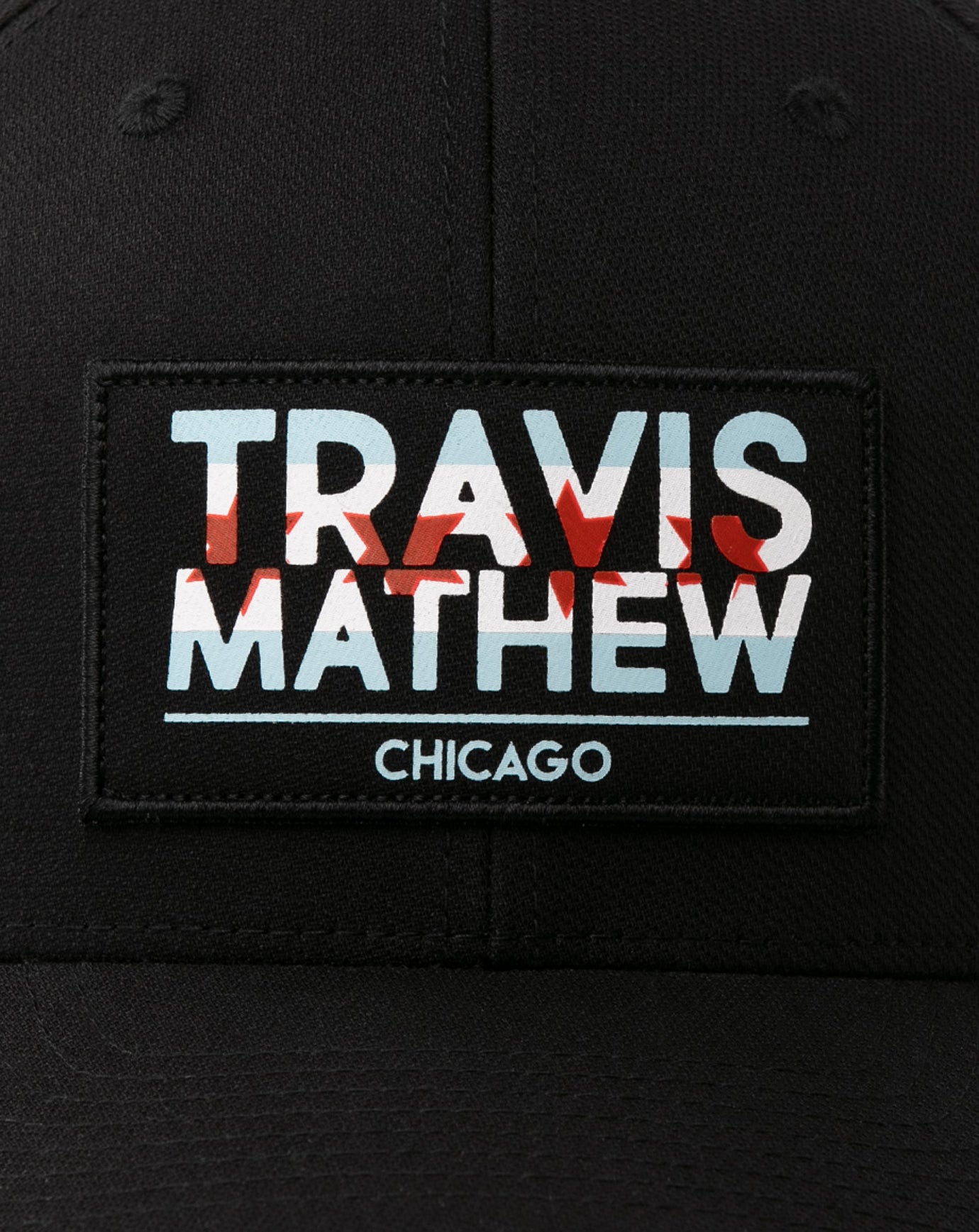 TravisMathew Bulls Take The Court Fitted Hat - Black