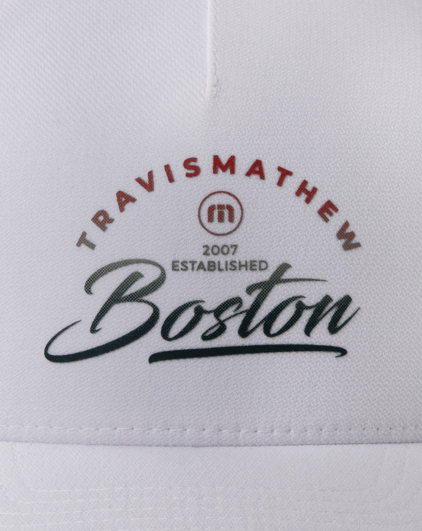 TravisMathew Beacon Hill Fitted Hat - White