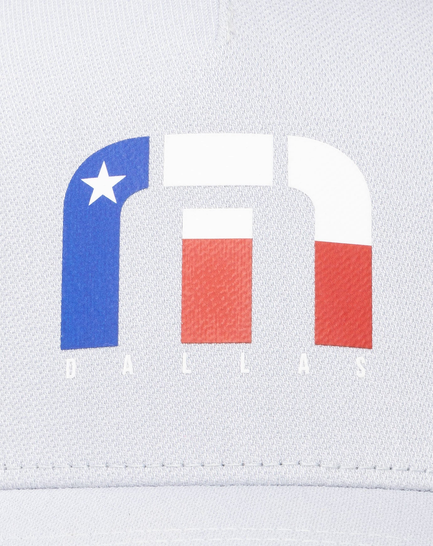 TravisMathew Lets Line Dance Dallas Fitted Hat - Heather Grey
