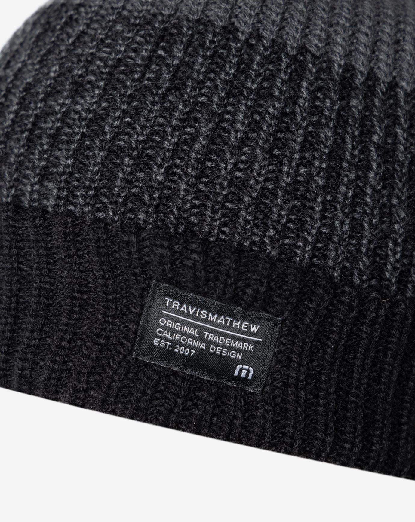 TravisMathew Prevailing Winds Beanie - Heather Black