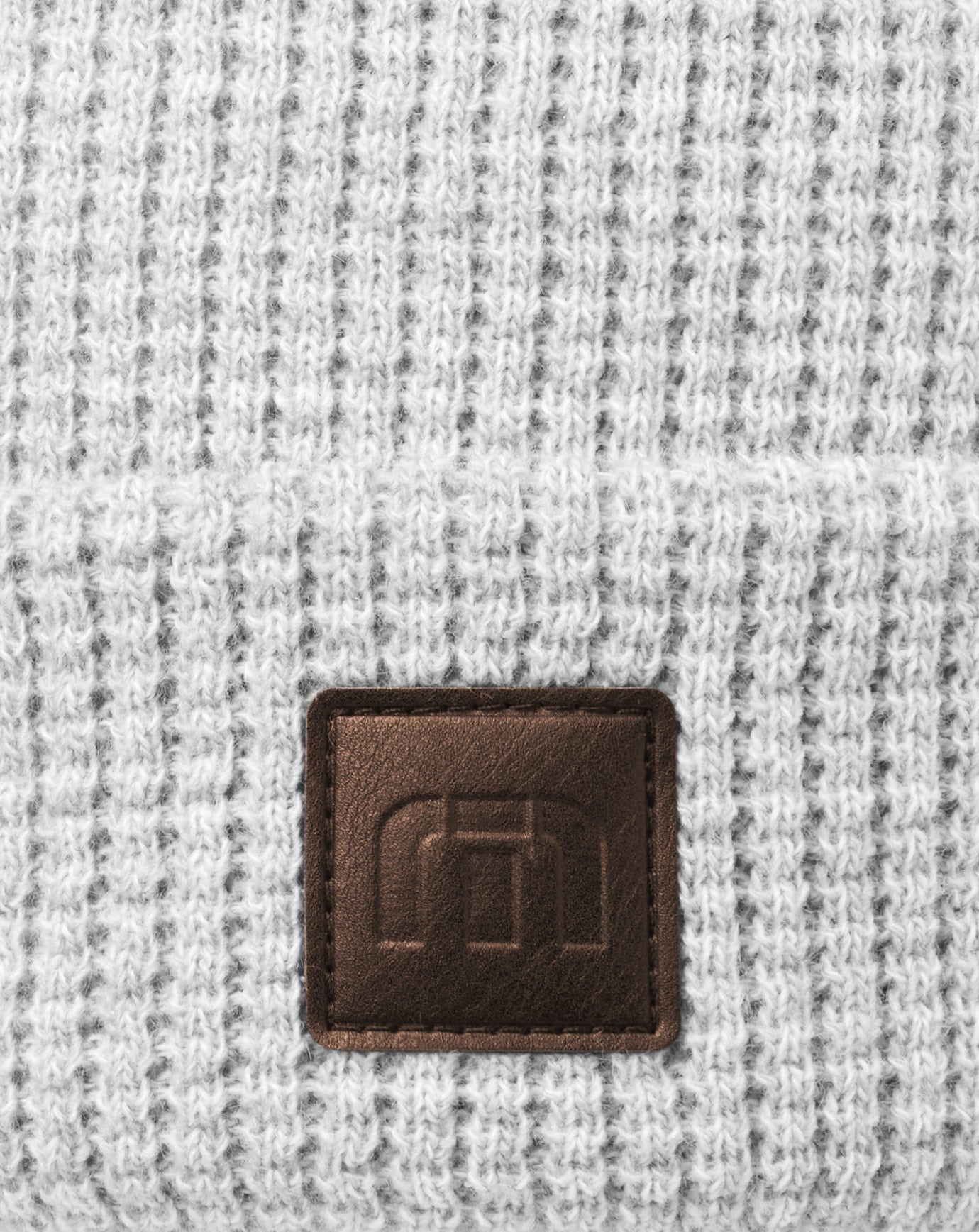 TravisMathew Cloud Waffle Beanie - Heather Grey