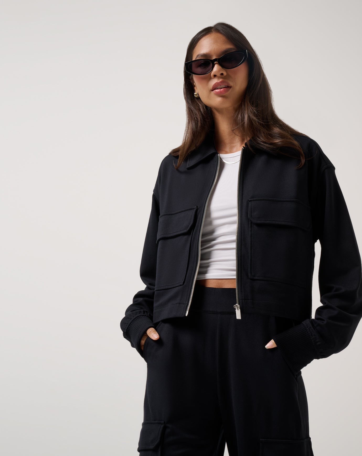 TravisMathew Friday Doubleknit Utility Jacket - Black