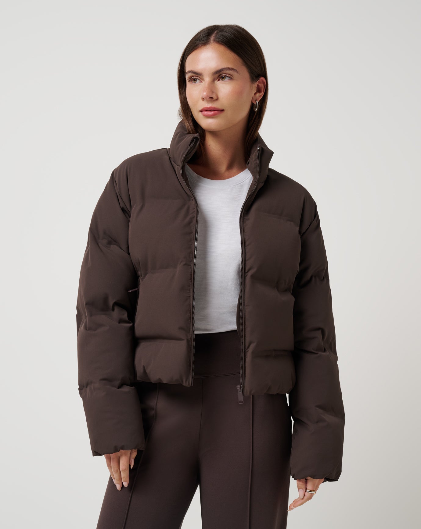 TravisMathew Moontide Bonded Puffer Jacket - Coffee Grounds