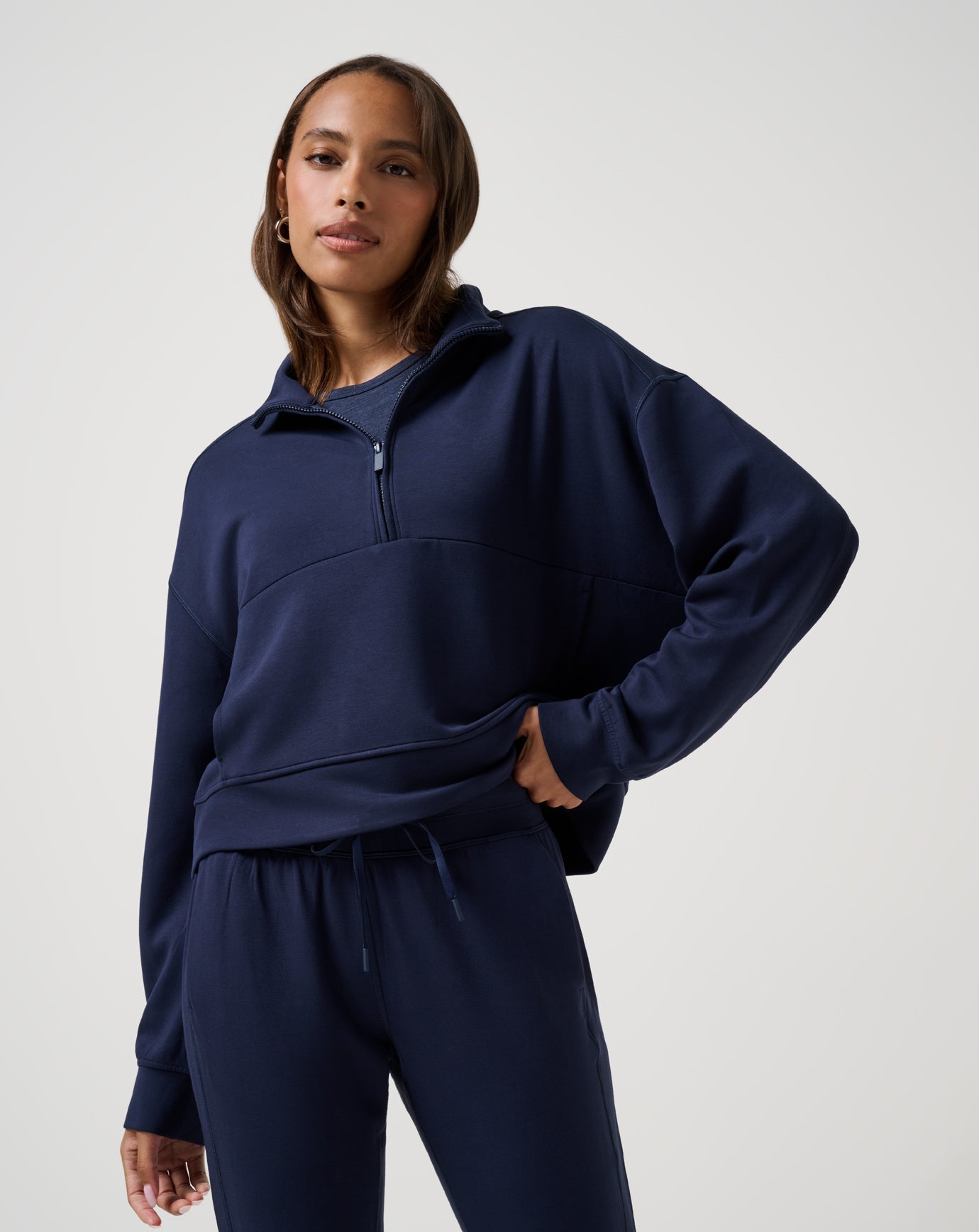 TravisMathew Skyloft Soft Half Zip 2.0 - Navy Blazer