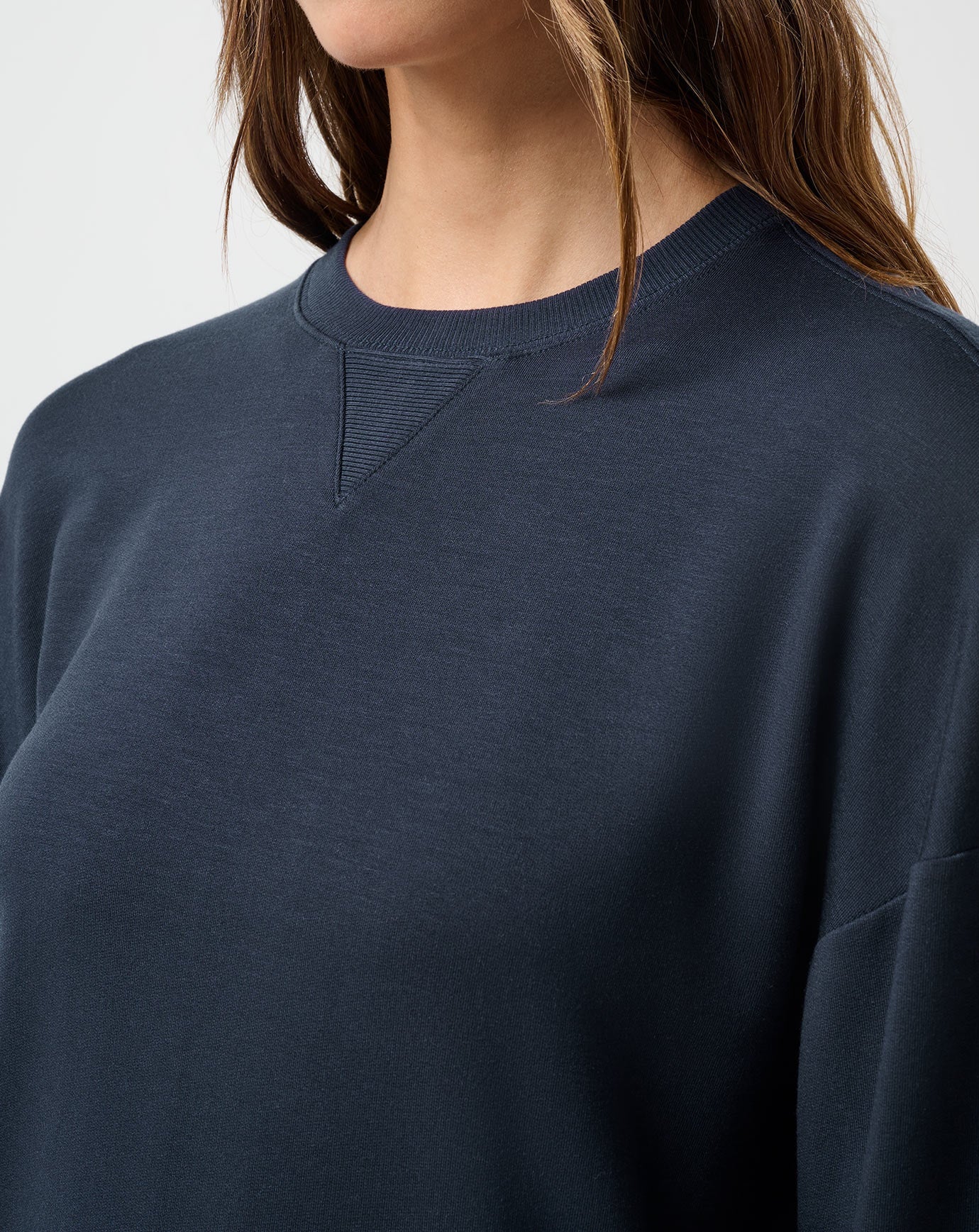 TravisMathew Cloud Terry Crew - Navy Blazer