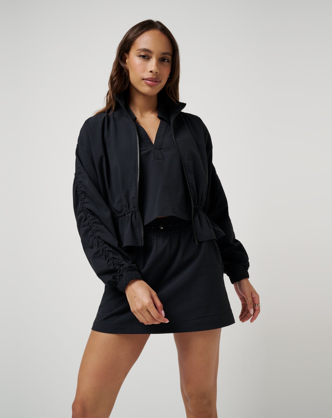 TravisMathew Timeless Breezeblend Full Zip - Black