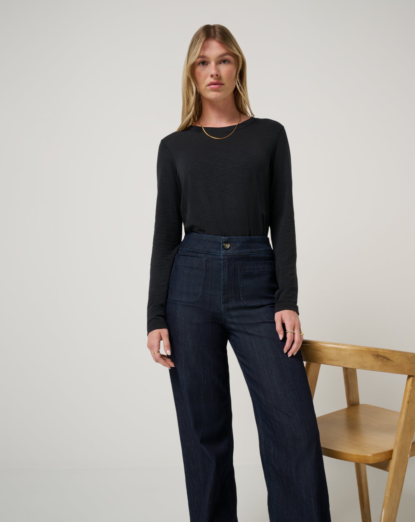 TravisMathew Cloud Long Sleeve Tee - Black