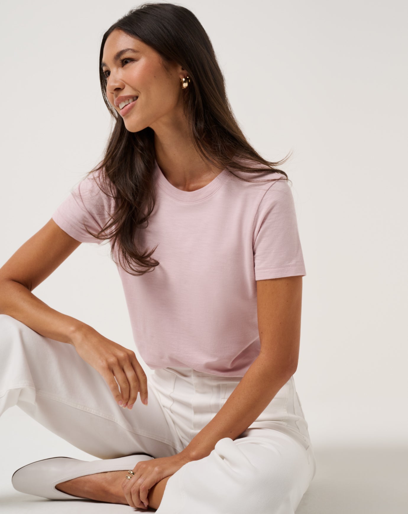 TravisMathew Cloud Jersey Tee - Violet Ice