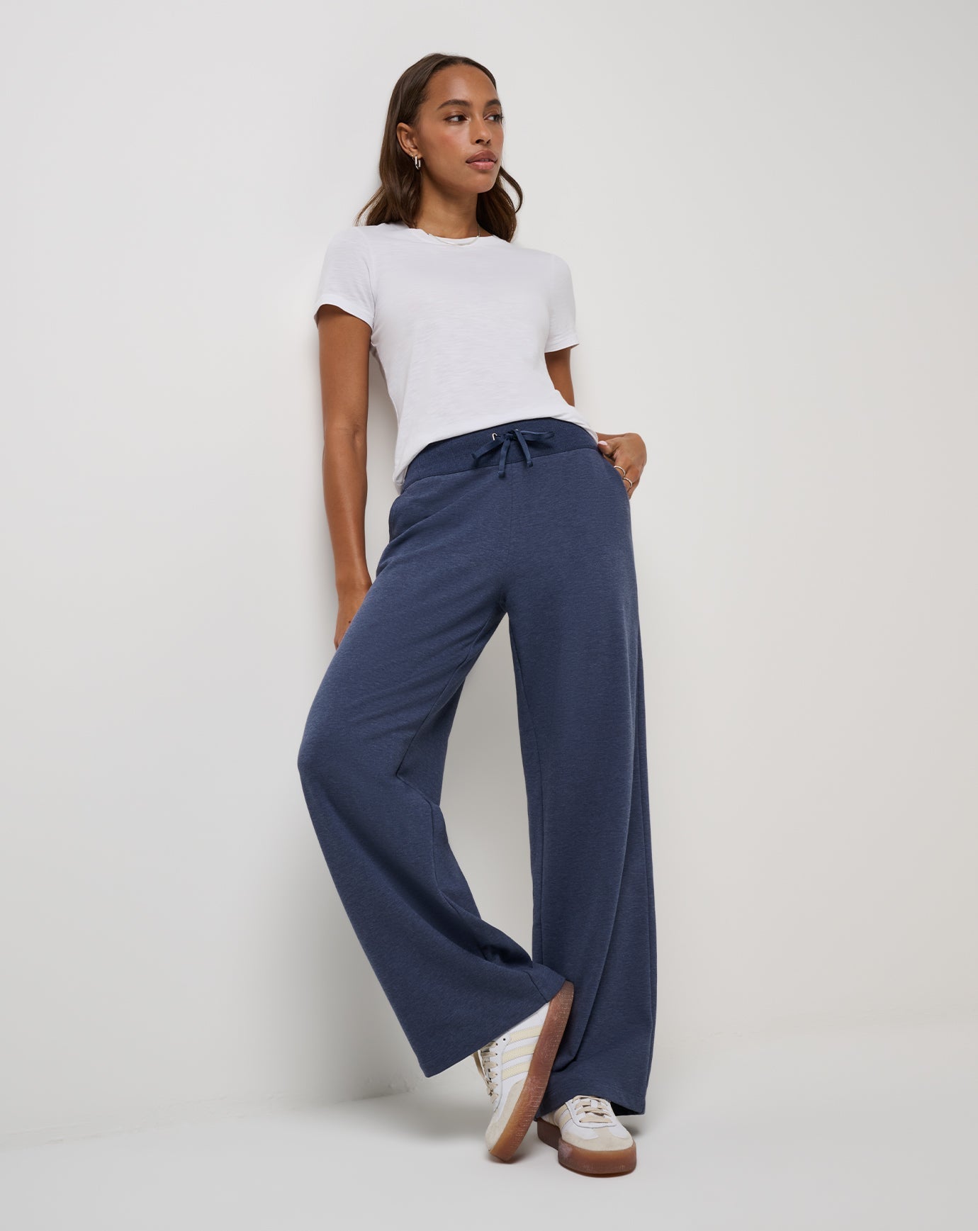 TravisMathew Save The Day 2.0 Cloud Pant - Heather Navy Blazer