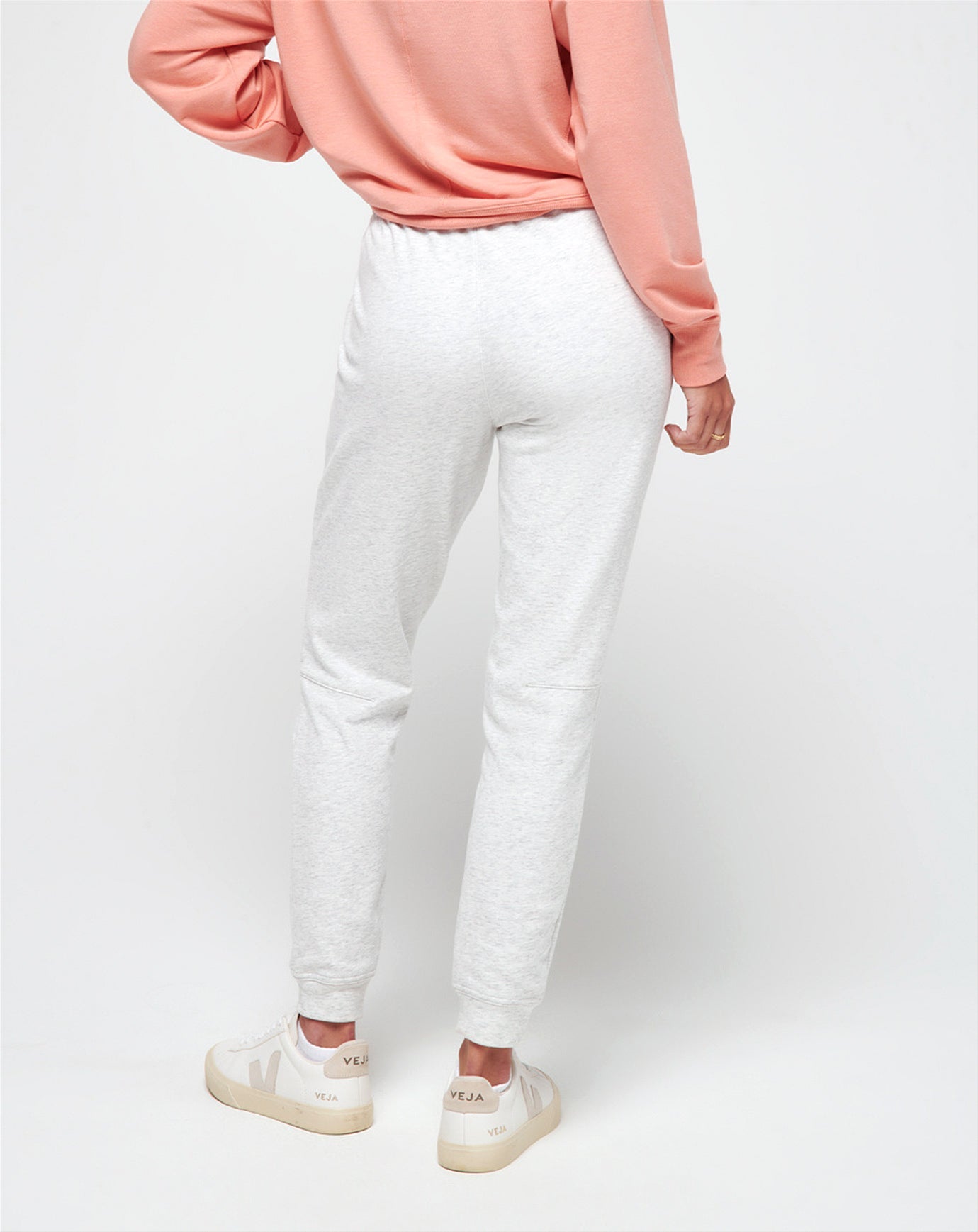 TravisMathew Cloud Fleece Jogger - Heather Light Grey