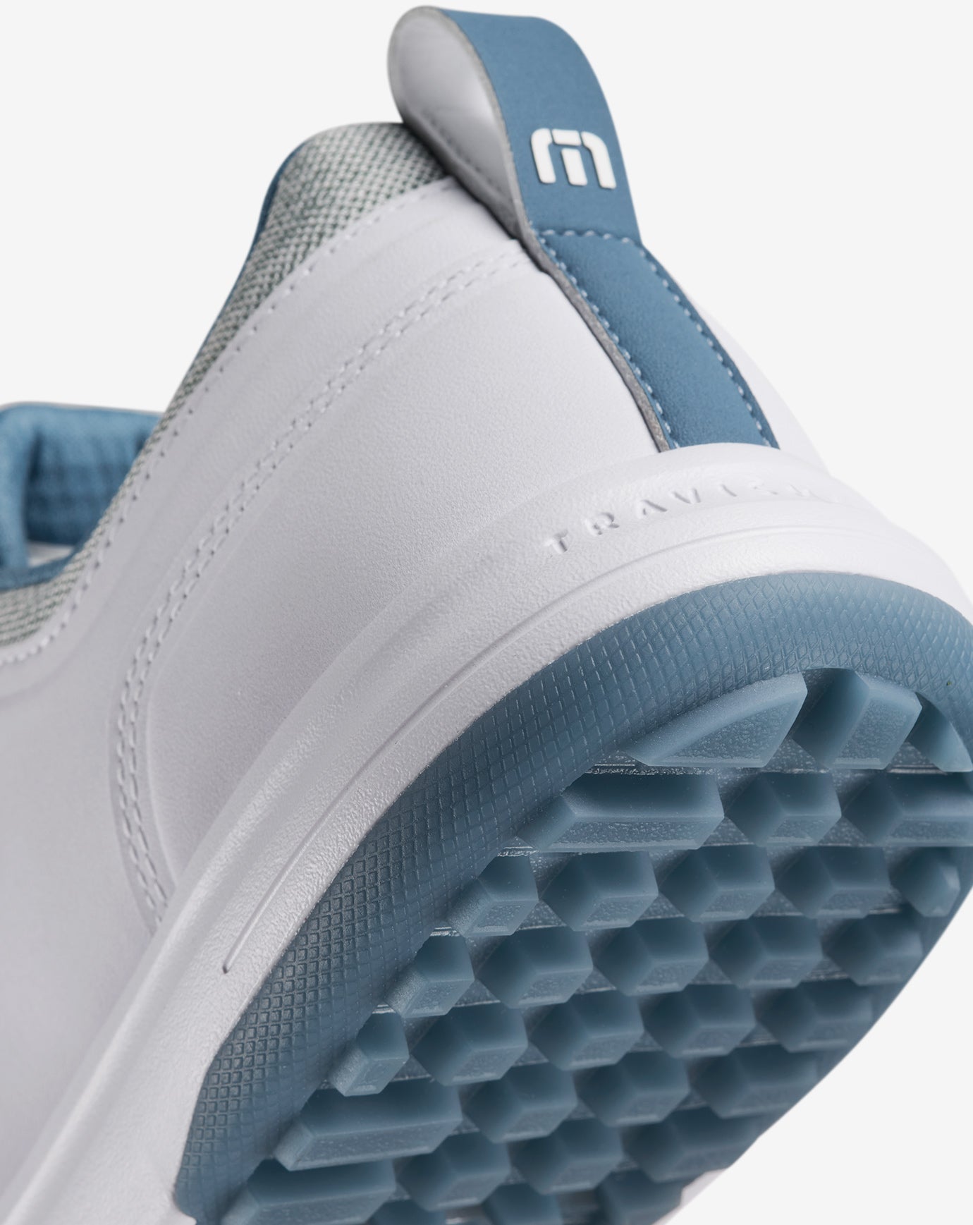 TravisMathew The Daily Pro Plus Golf Shoe - White/Blue