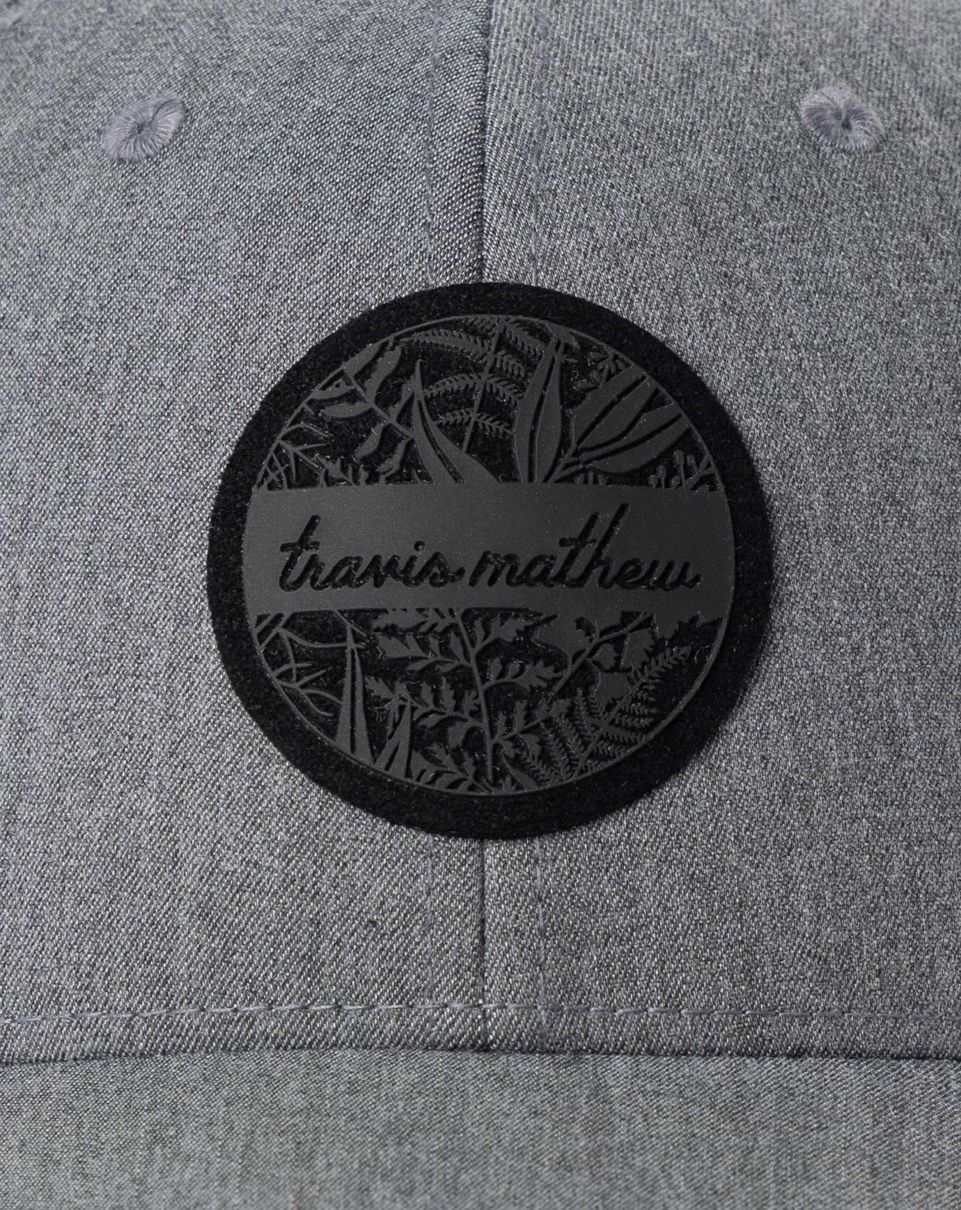 TravisMathew Raymie Flexfit Hat - Heather Black