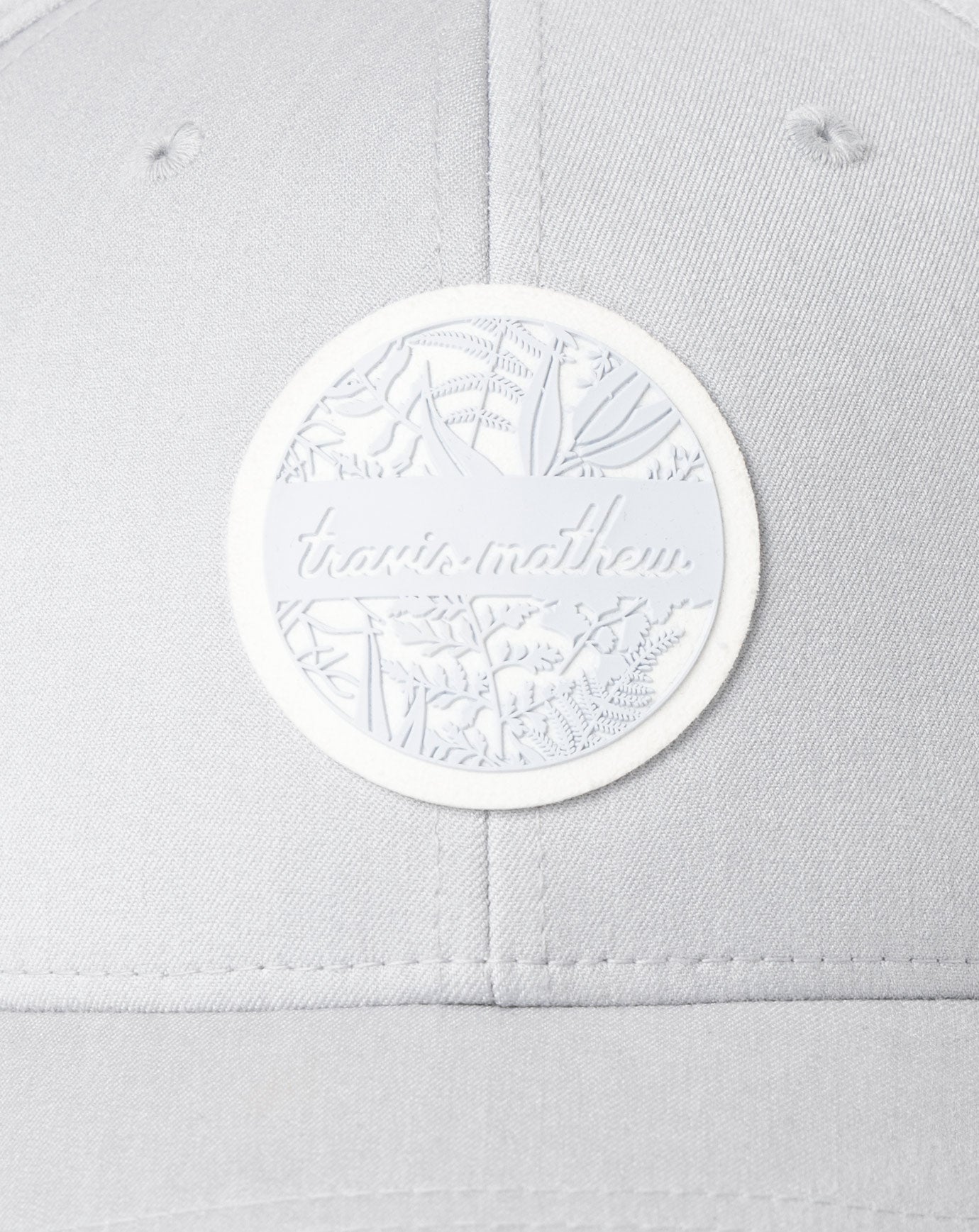TravisMathew Raymie Flexfit Hat - Heather Light Grey