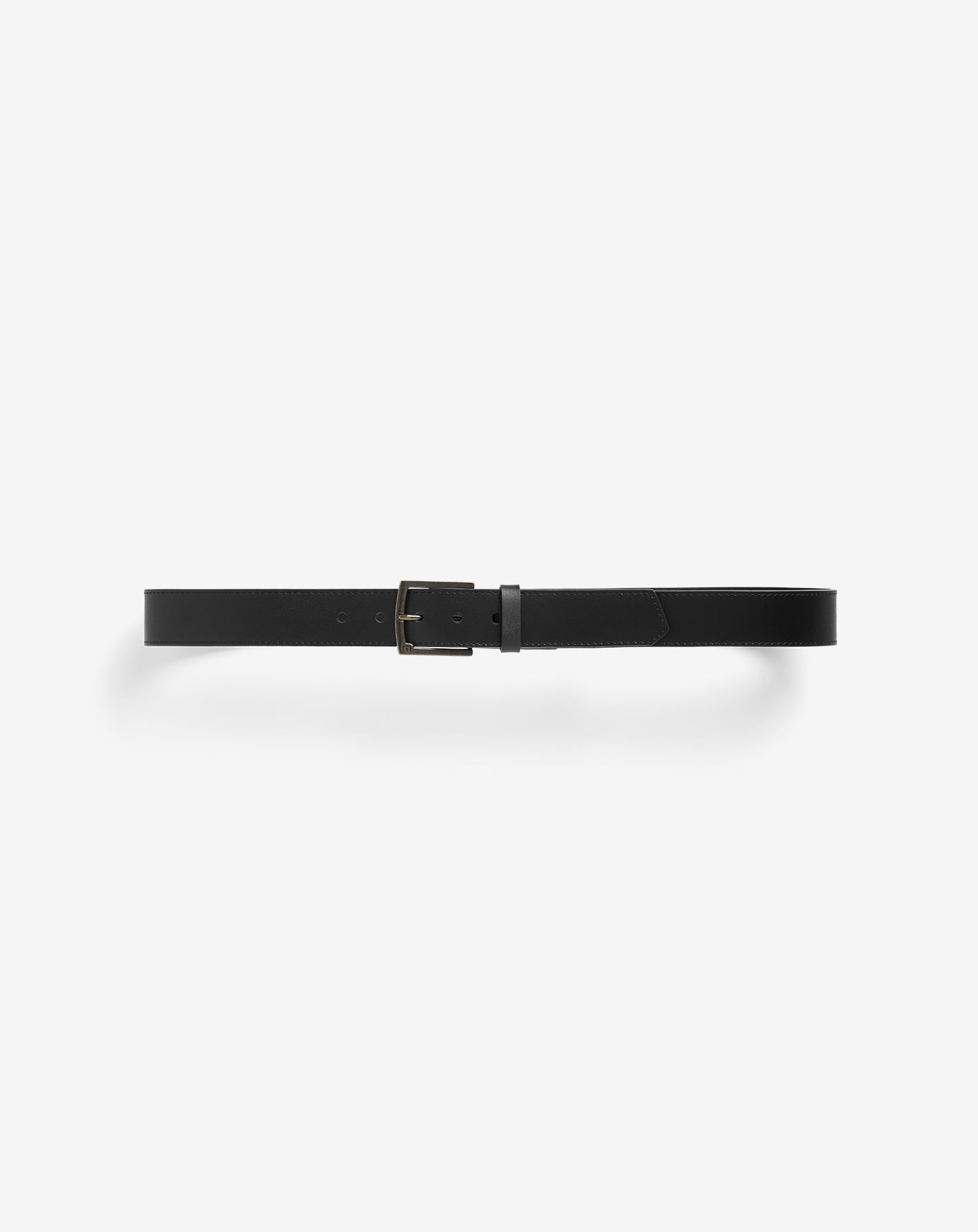 TravisMathew Elusive Leather Belt - Black