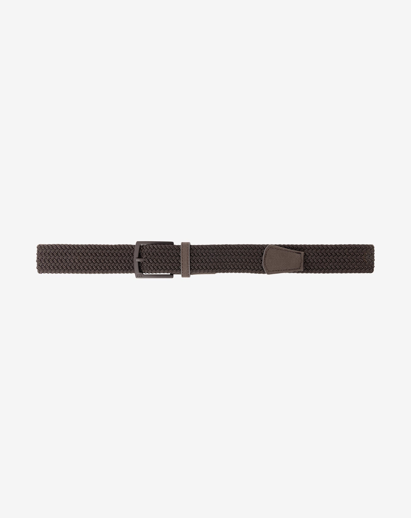 TravisMathew Banks Closed 2.0 Stretch Woven Belt - Coffee