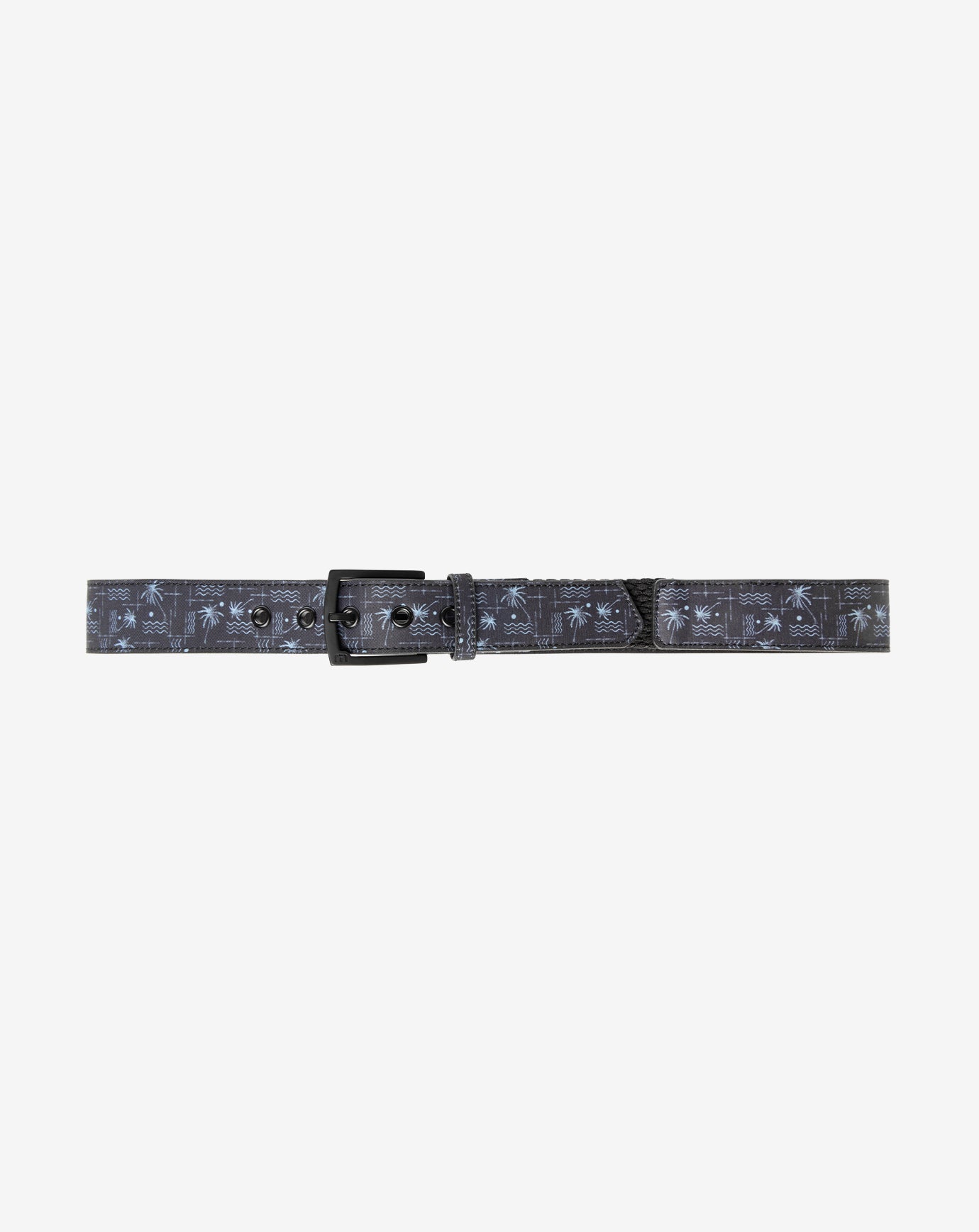 TravisMathew Palmwood Canvas Stretch Belt - Black
